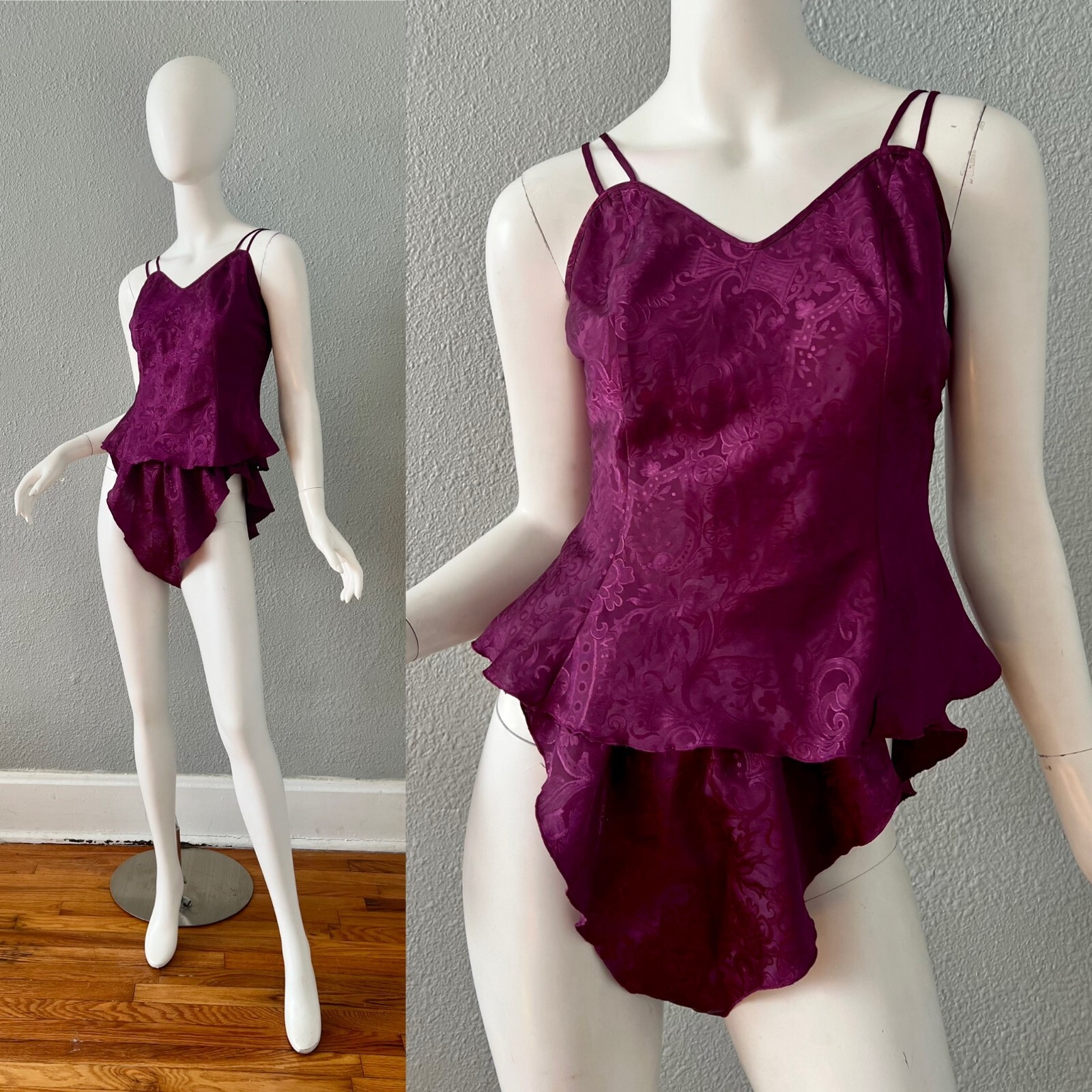 Vintage Victoria’s Secret Gold Label Camisole Top & Bottoms Sleep Set S