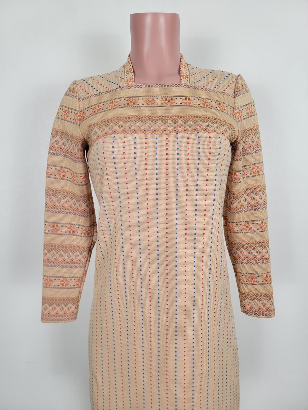 Women’s Vintage 60’s Era GAY GIBSON Short Dress Pop Culture Mod Gogo Size 8