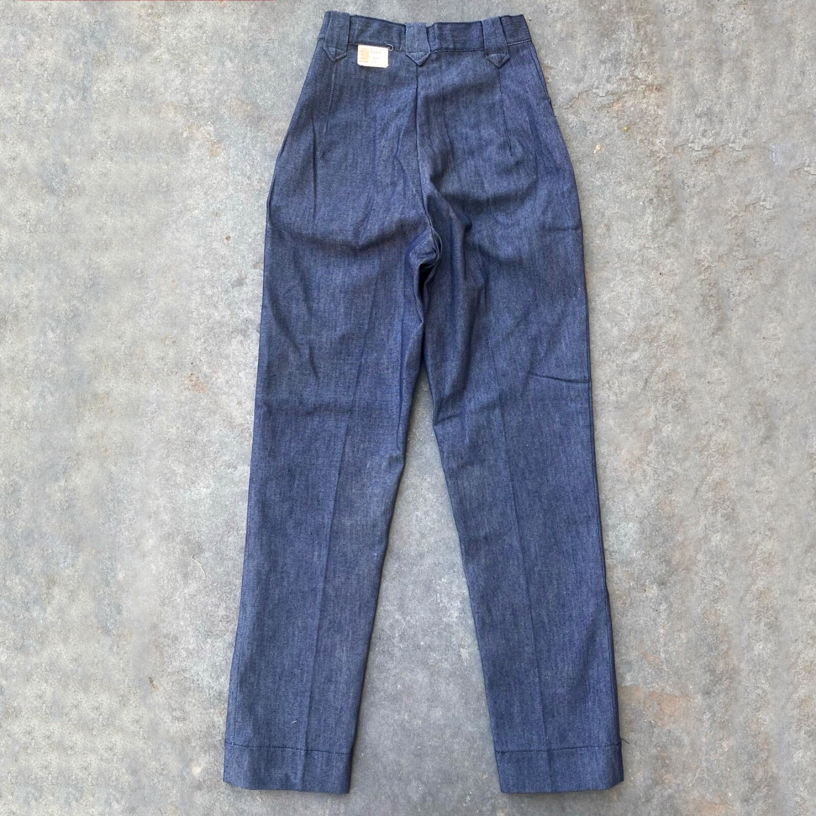 Deadstock NWT Vintage 1960s Lee Frontier Lady Pearl Snap Side Zip Indigo Jeans