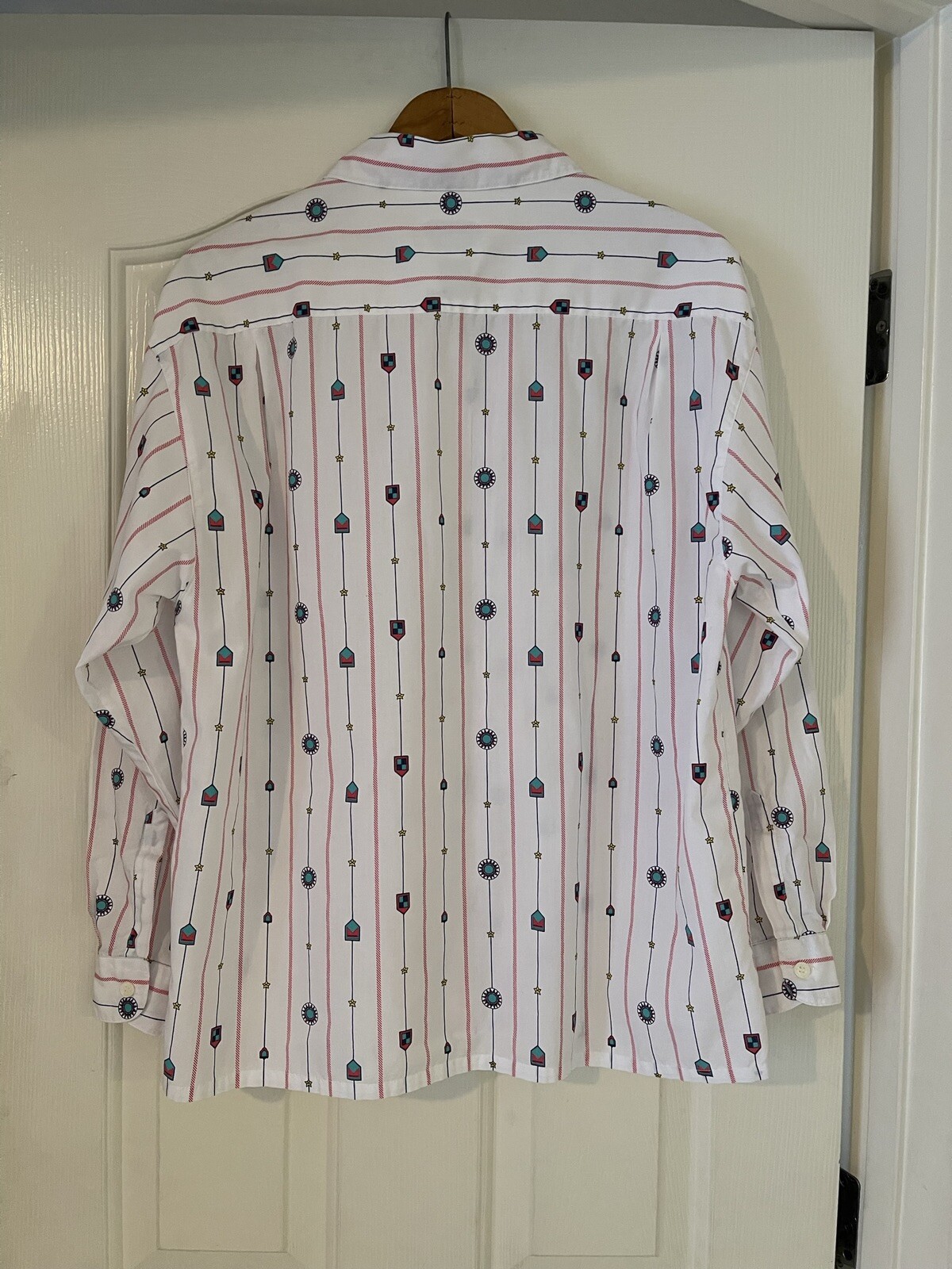 Vintage Levis Travelers 90s Shirt Top White M Women Button Up Western Southwest