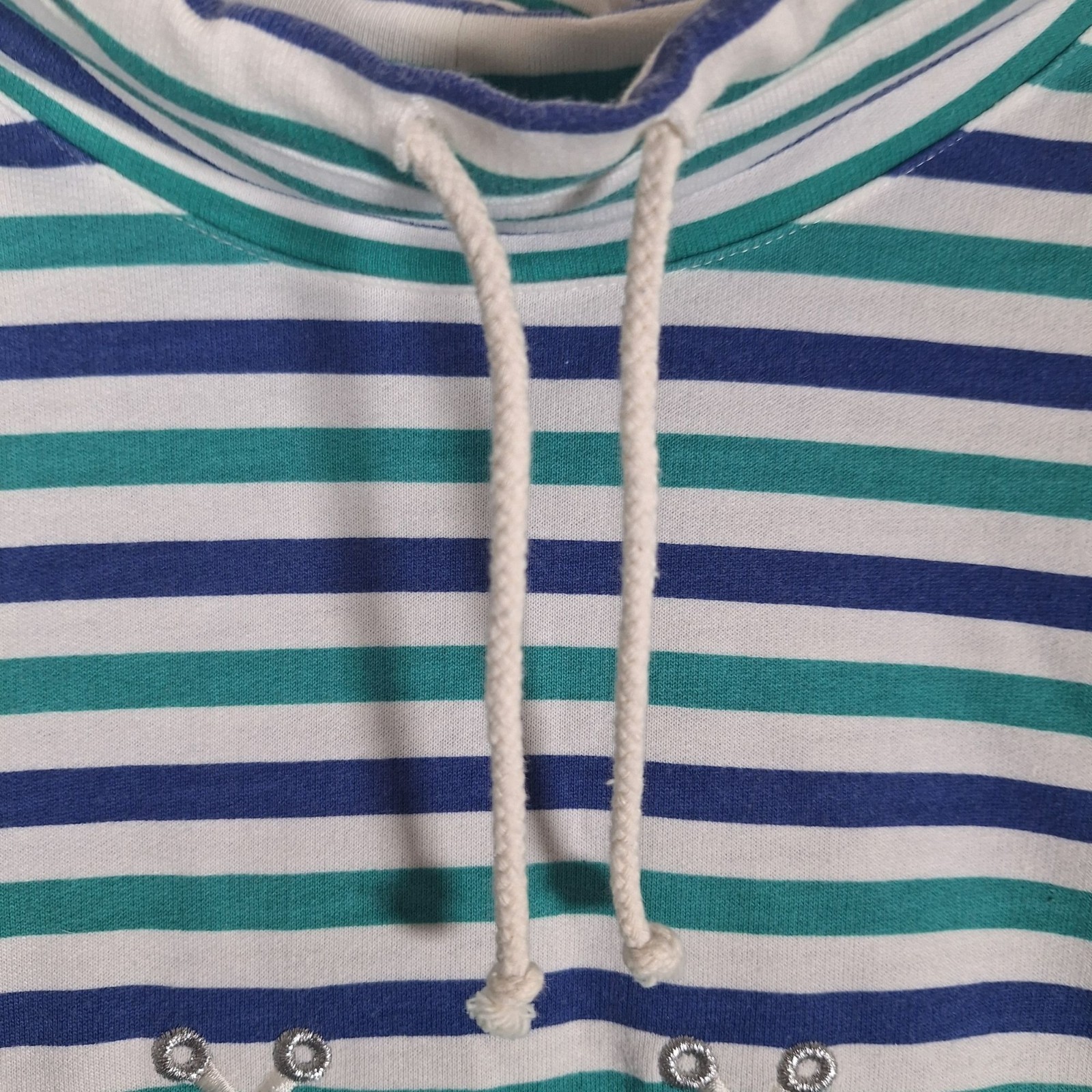 Vintage Koret Sport Drawstring Pullover Shoulder Pads 80s size Large