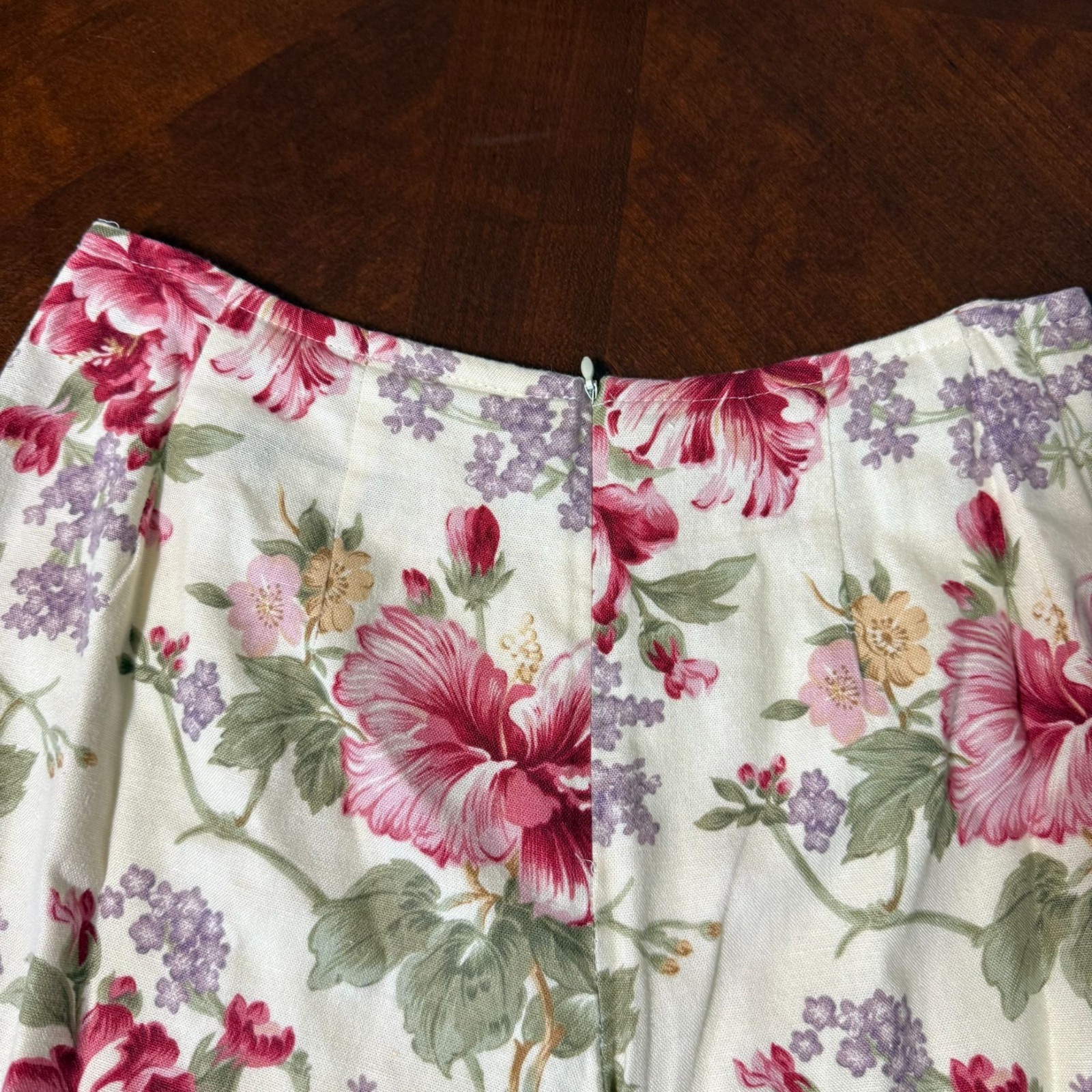 Marisa Christina Floral Culottes Skort Sz 6 Cottagecore Garden romantic