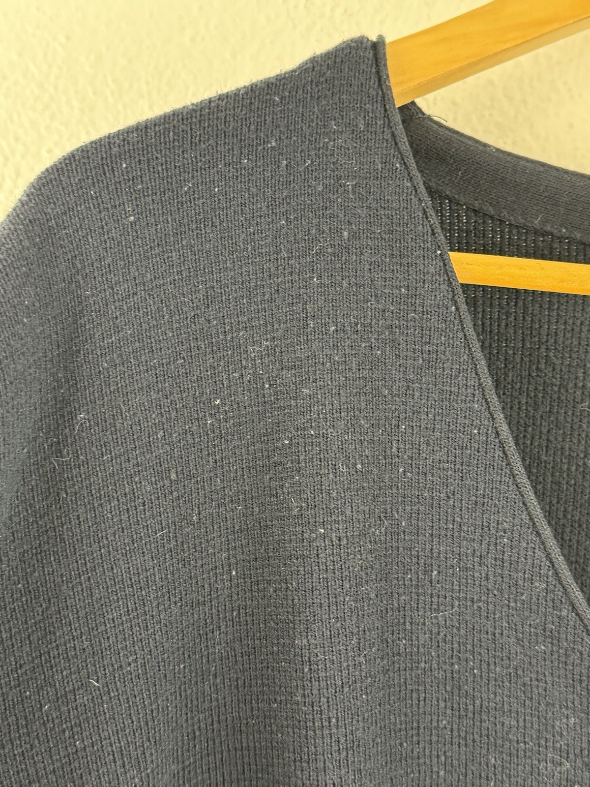 Vintage Broadway Supply California Navy Blue Cardigan Sweater Size L Womens