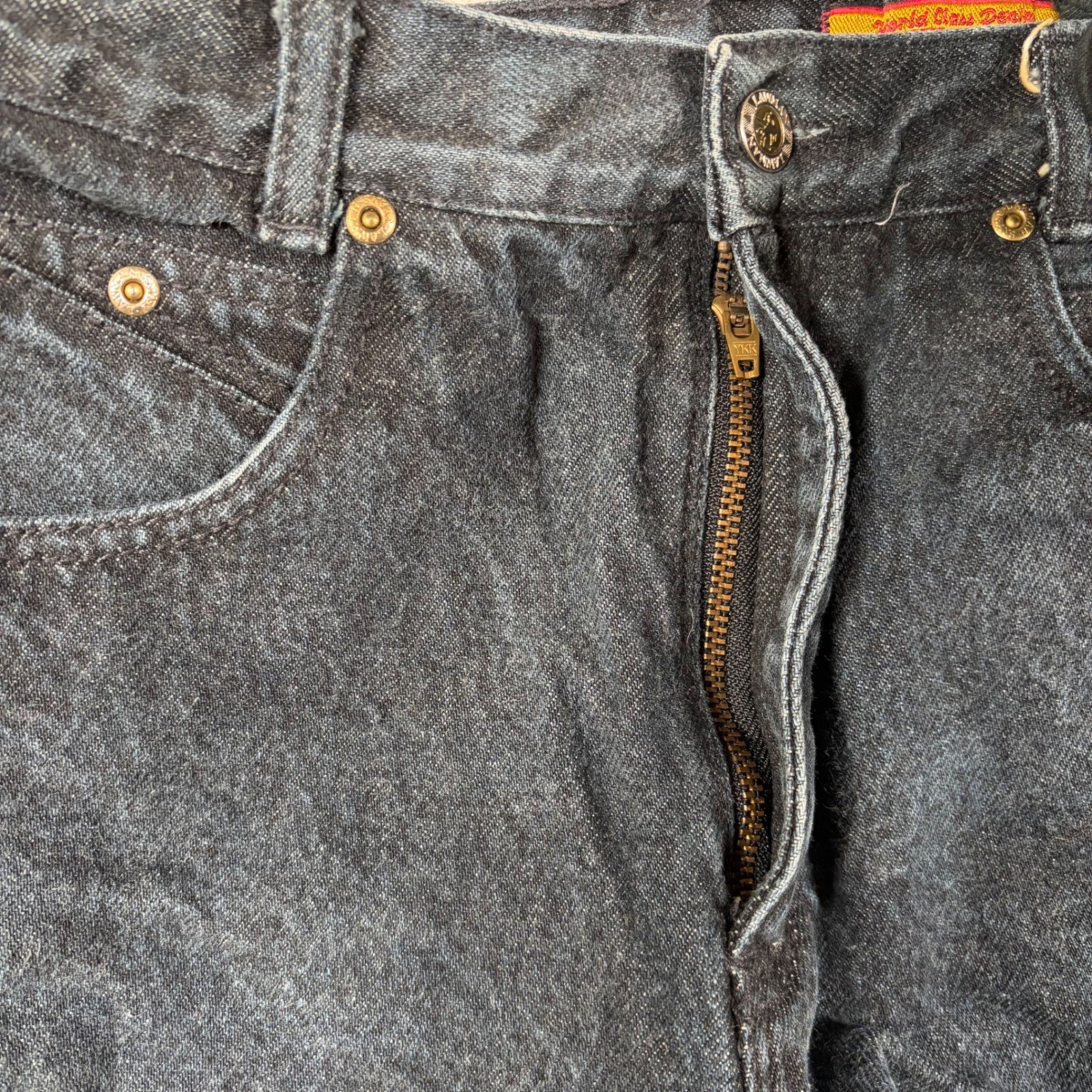 Vintage Lawman World Class Denim High Waisted Cutoff Shorts Western Retro Size 5