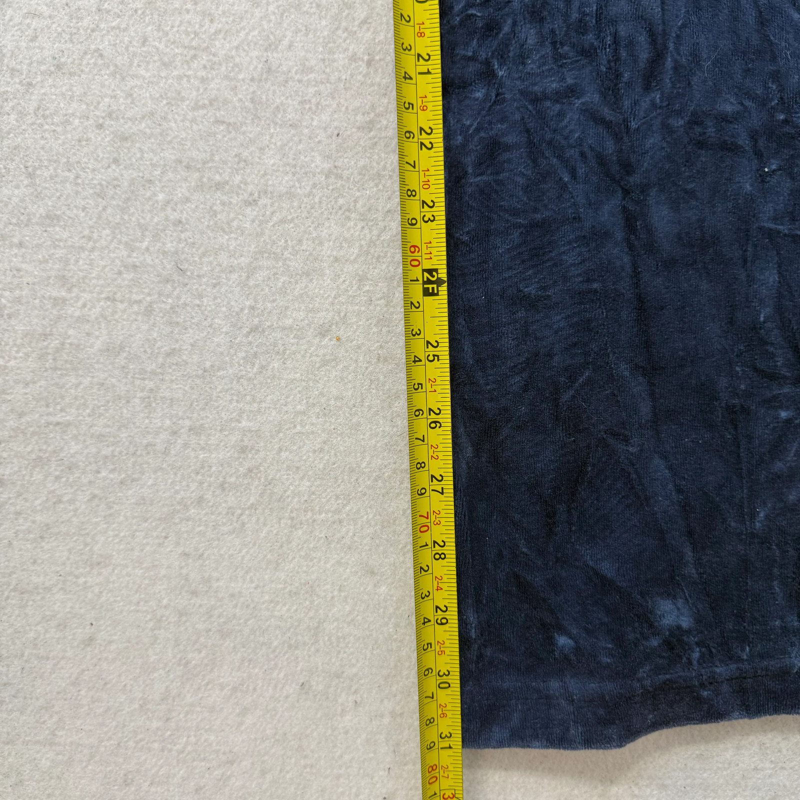 Vintage Juicy Couture Women’s Navy Velour Flare Track Pant Loungewear Y2K Size L