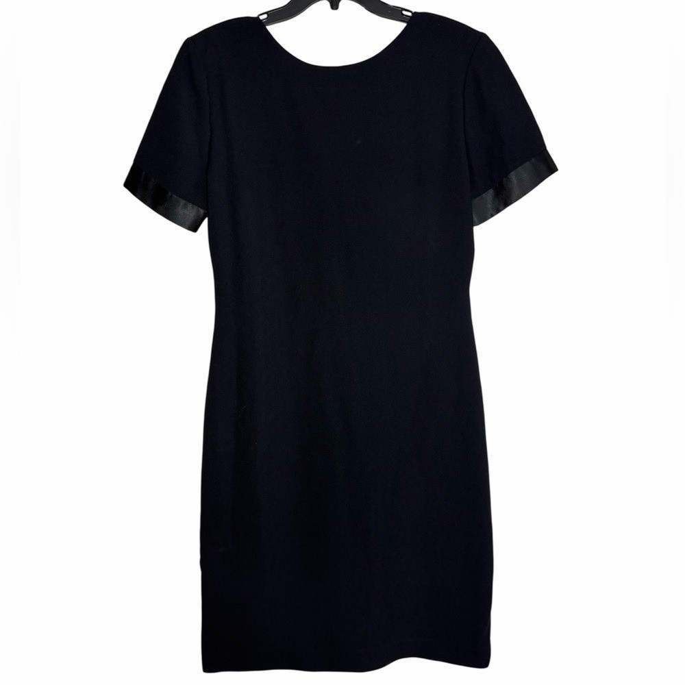 Sara Campbell Vintage Little Black Dress Open Back Bow Detail Mini Dress 10