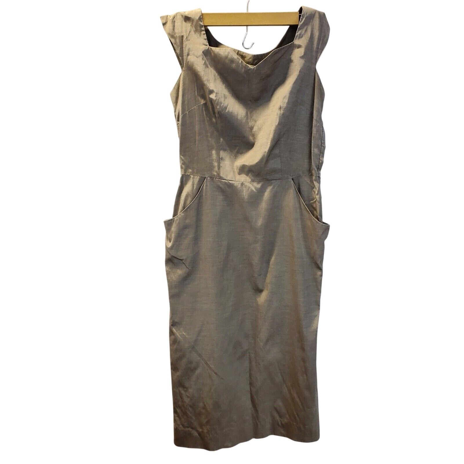 Vintage Washington Original Dress Champaigne – Elegant Retro Fashion Size Small