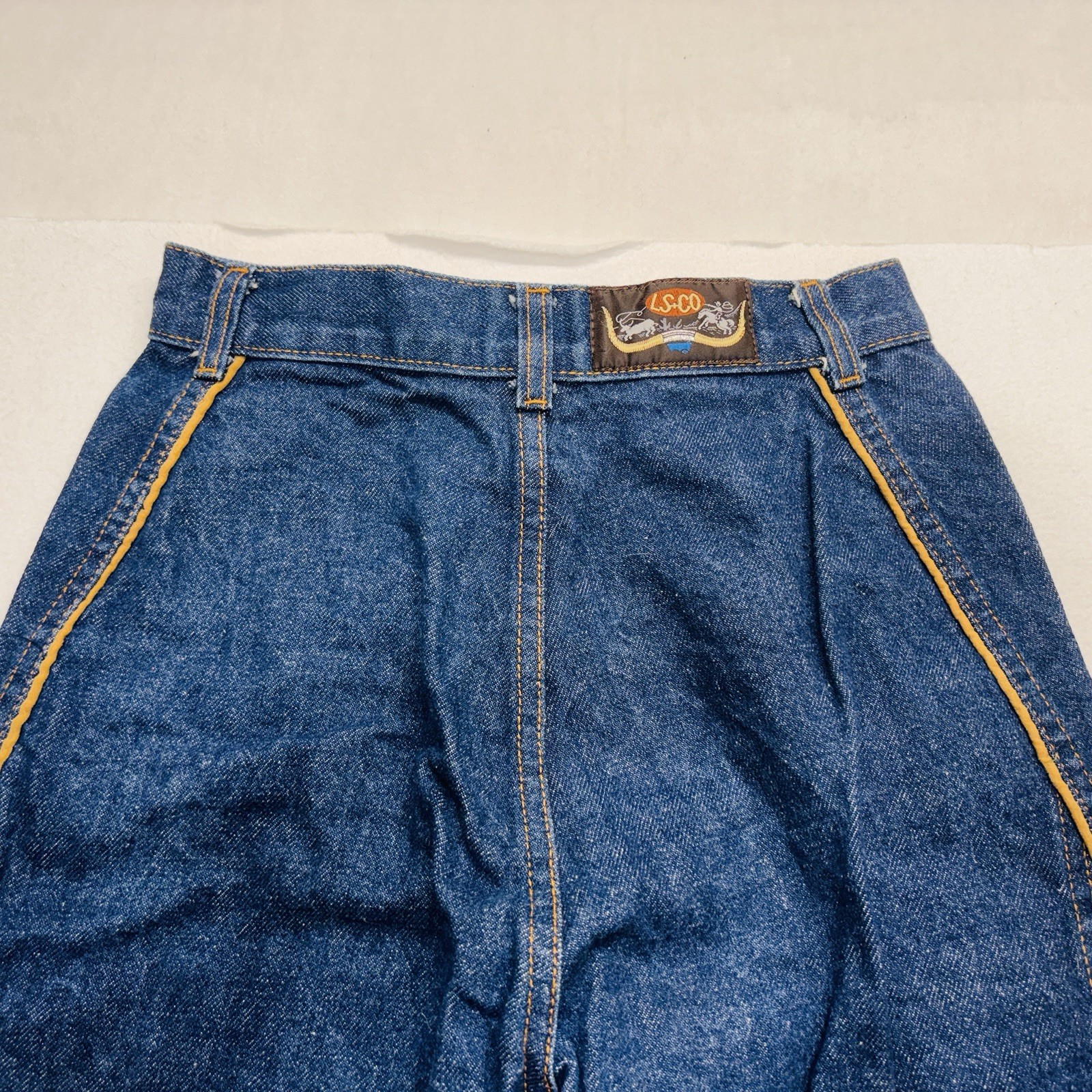 Levi Strauss Custom Western Wear Cowgirl Rodeo Show Ladies Jeans OOAK VTG