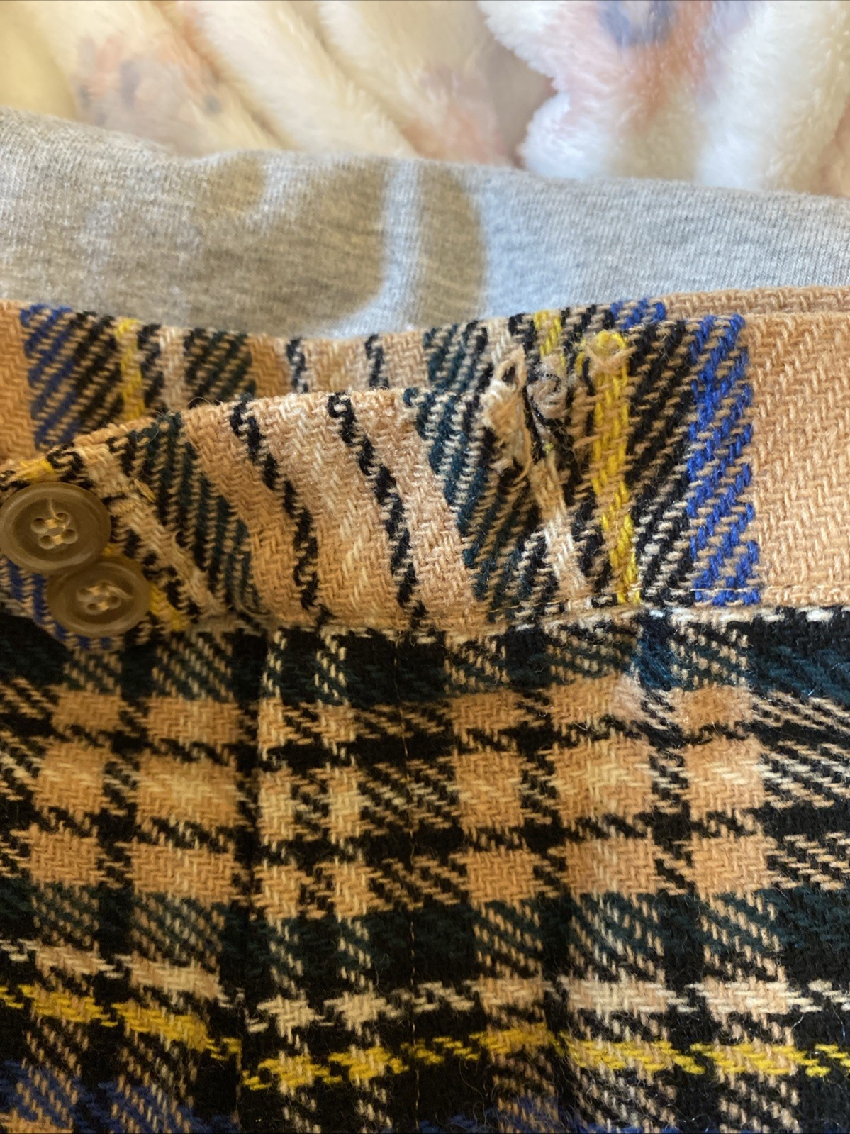 Authentic Vintage 1970’s Happy Legs Wool Bell bottoms