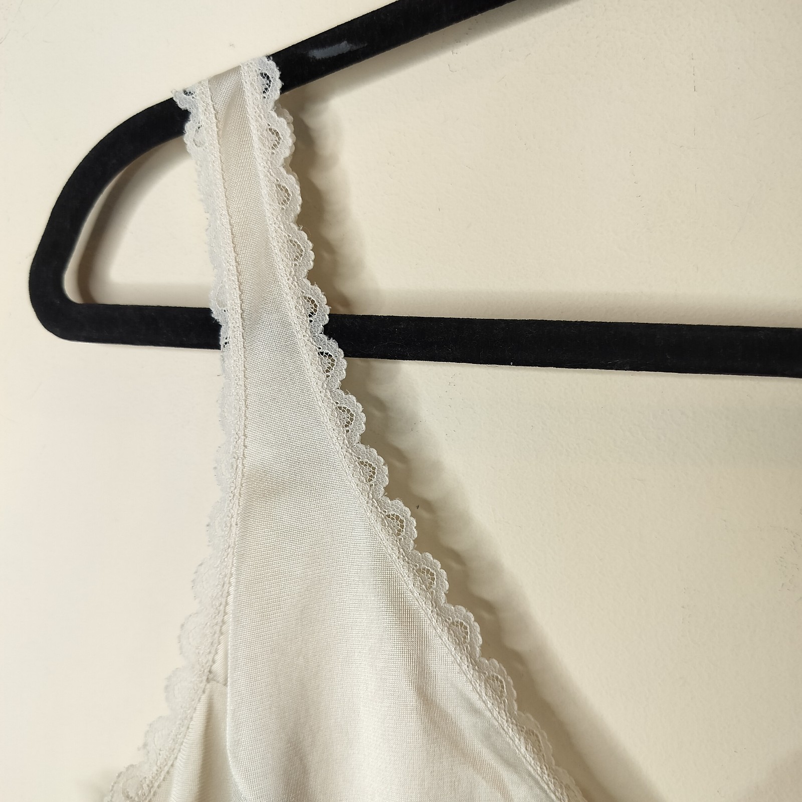 Vtg Satin Nylon Lace Camisole Tank 36 Small Warner’s Y2K Fairy Lingerie Slip