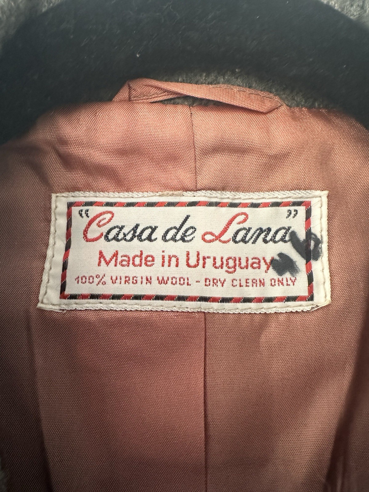 Vintage 1970s 100% Virgin Wool Casa de Lana Gray Tweed Blazer Approx Size 6-8