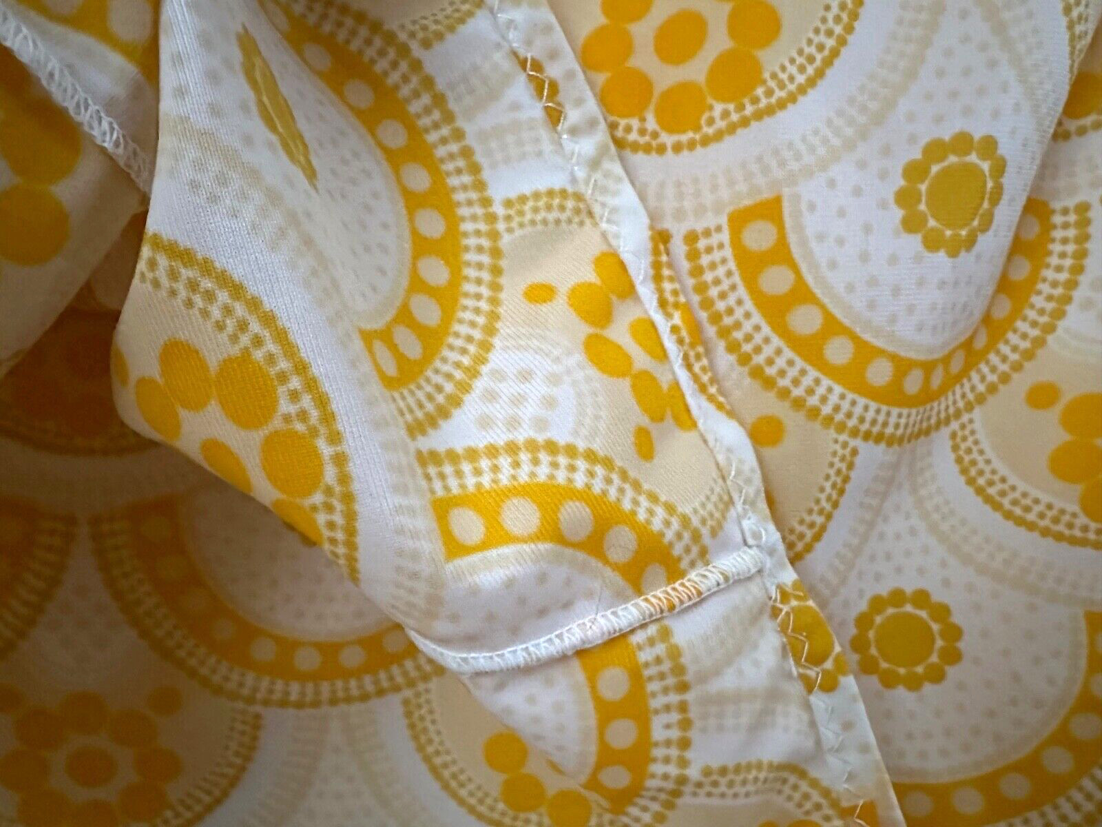 Vintage 1970s Women’s Short Nylon Camisole Tank Top Yellow No Tag Size S?