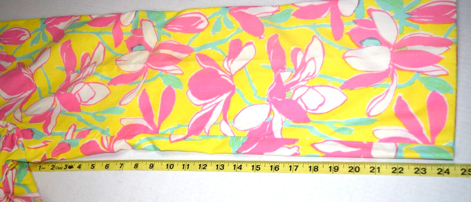 VTG Lilly Pulitzer Pants Size 27 x 24.5 60s Pink Flower Sunshine Lined Made USA