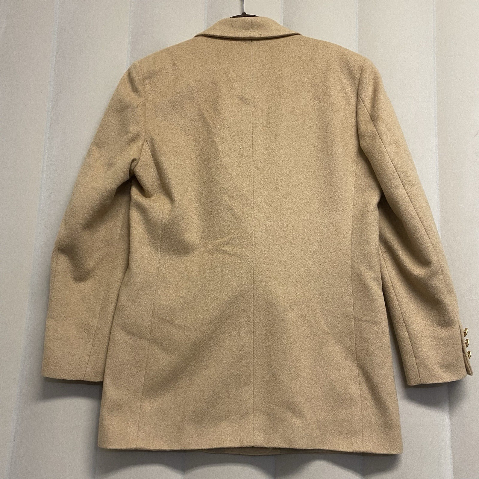 Vintage Pietrafesa Studio 121 Women’s Molly Blazer Jacket Size 4 100% Camel Hair