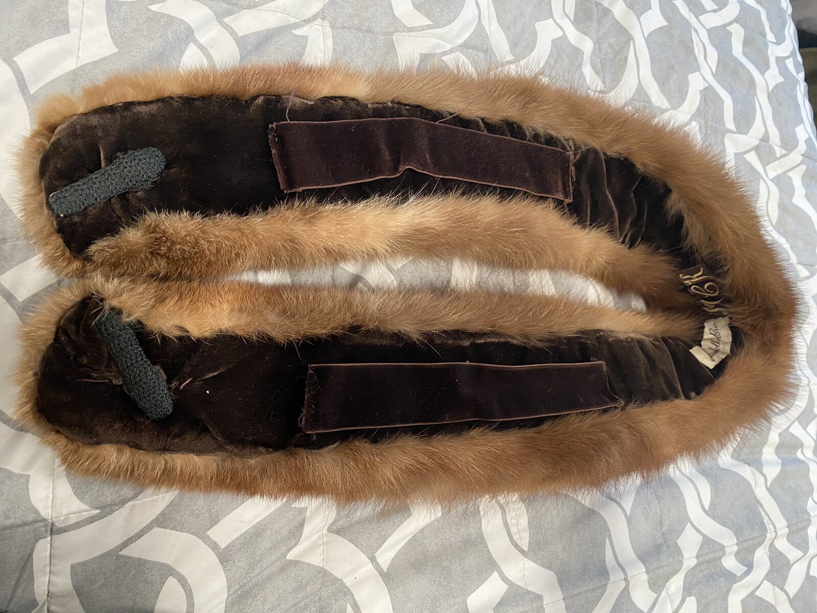 Jerome Wolk & Bro. Vintage Mink Stole Collar Scarf