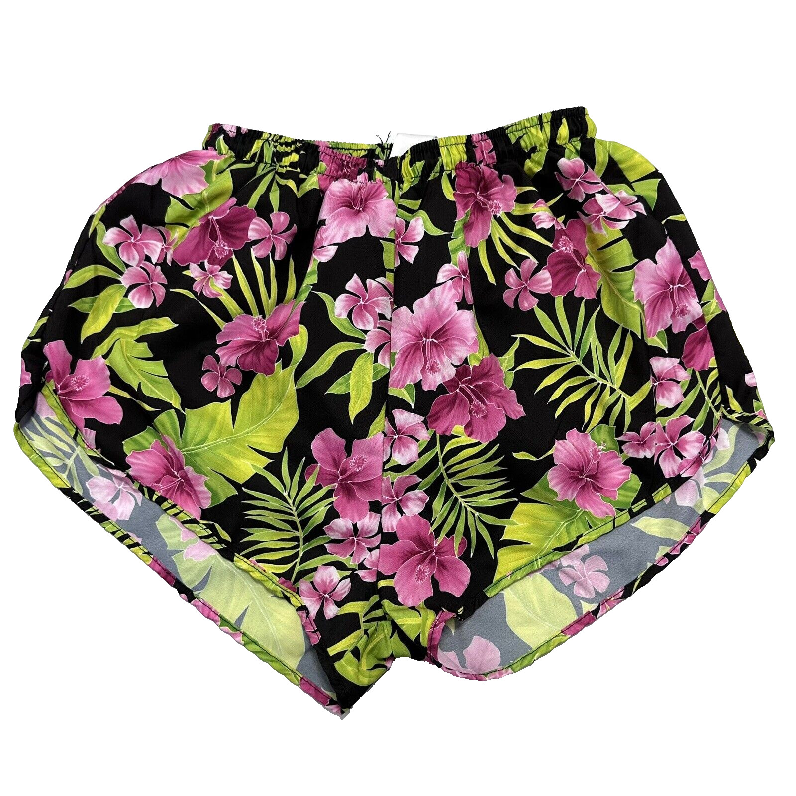 Vintage Floral Lined High Cut Shorts Women’s Size S Soark Split Side Pockets
