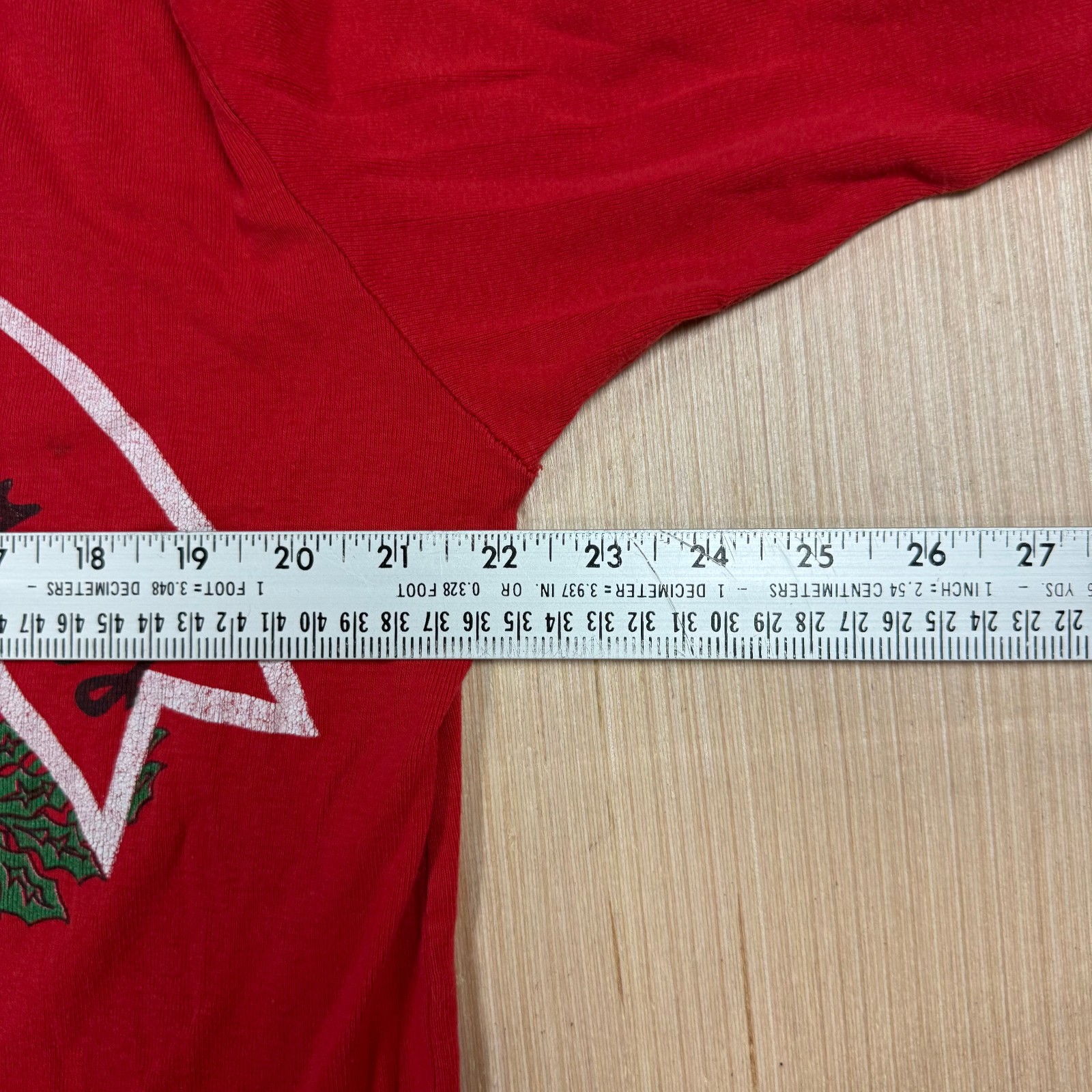 Vintage 80s 90s Nieman Marcus Christmas Wreath Nightie Sleep T Shirt Gown Dress