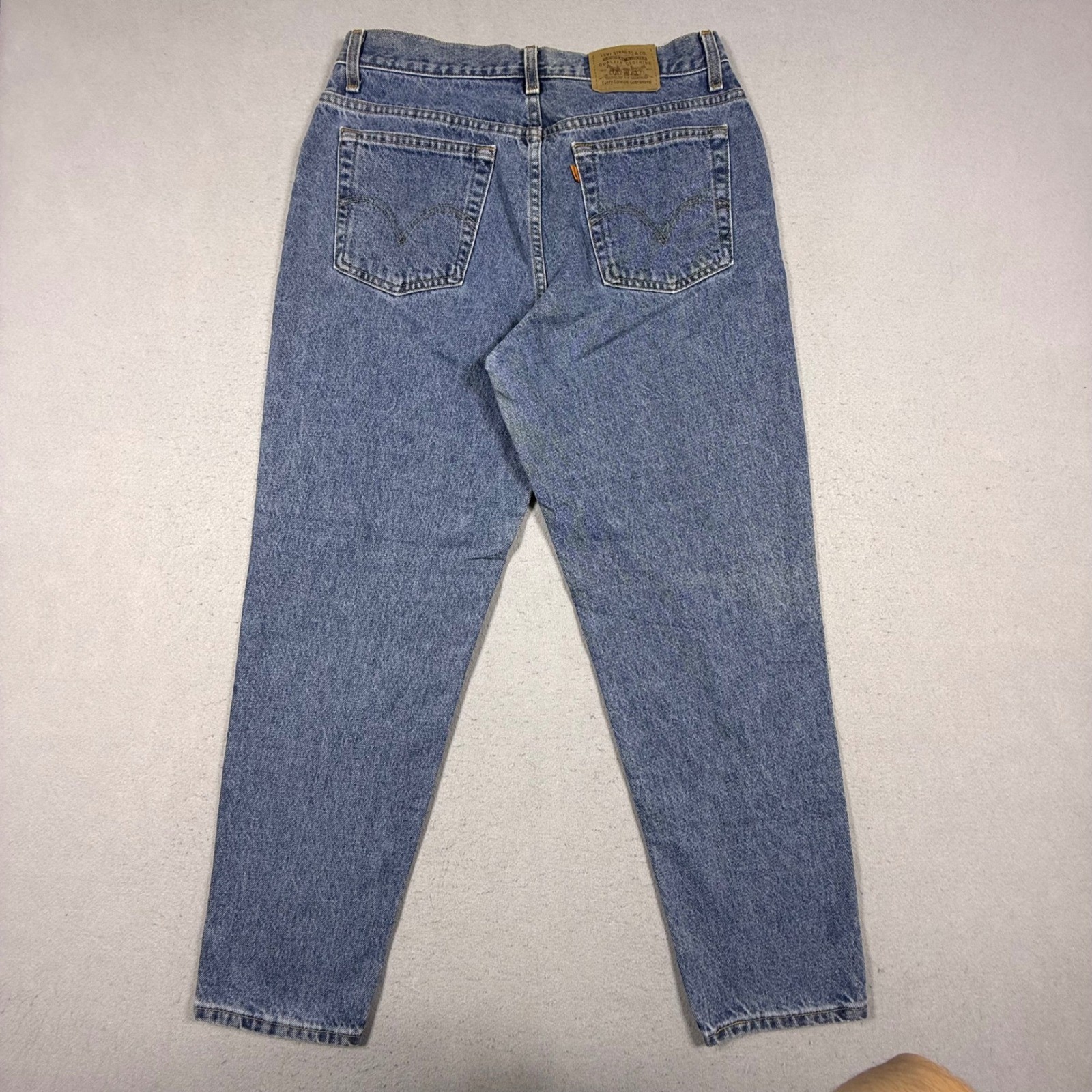 Vintage Levis Orange Tab High Waisted Mom Jeans Medium Wash Blue Denim Canada