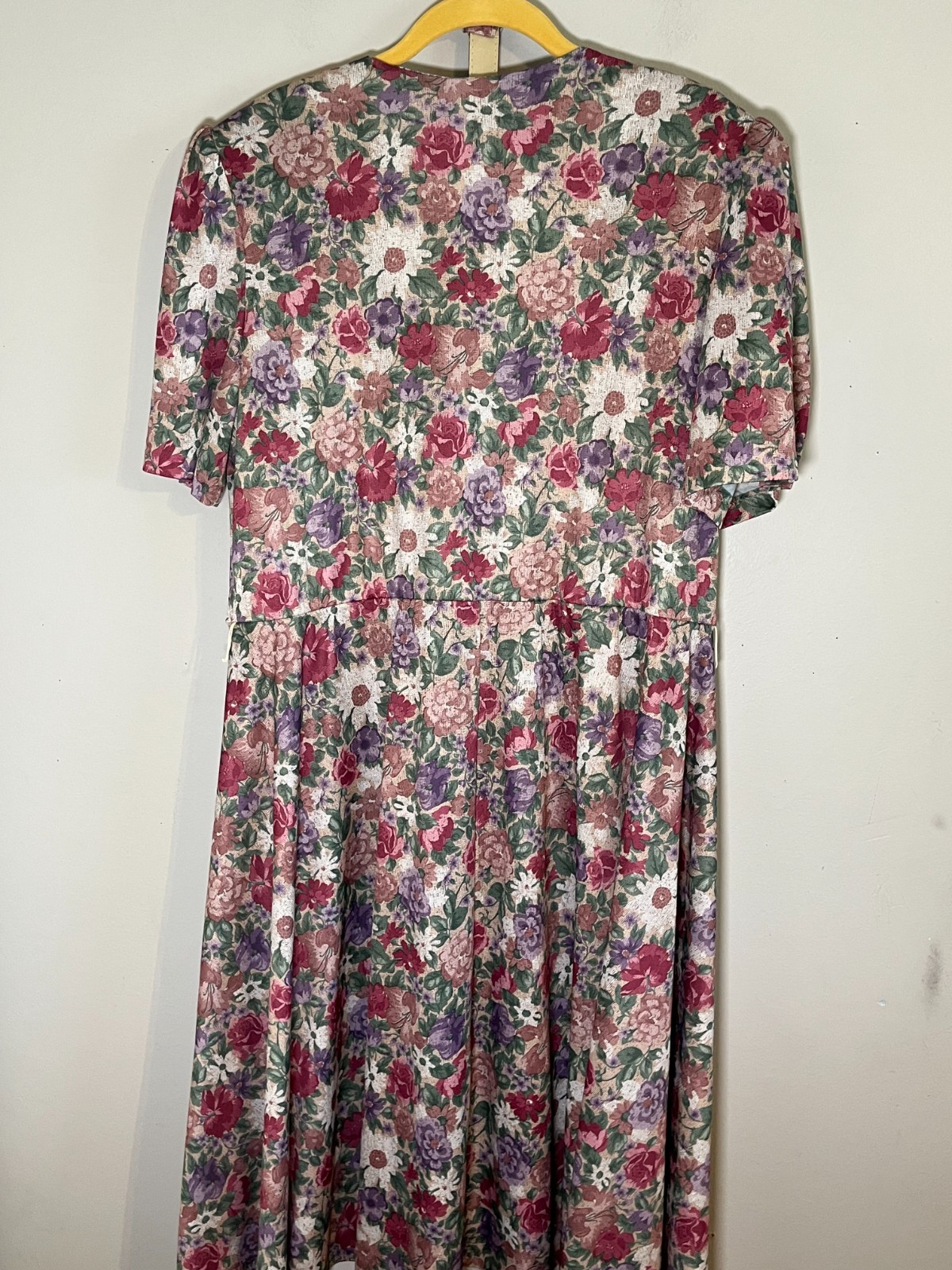 Vintage Floral Dress 16P Retro Cottage Boho Indie Victorian Secretary Mod Geek