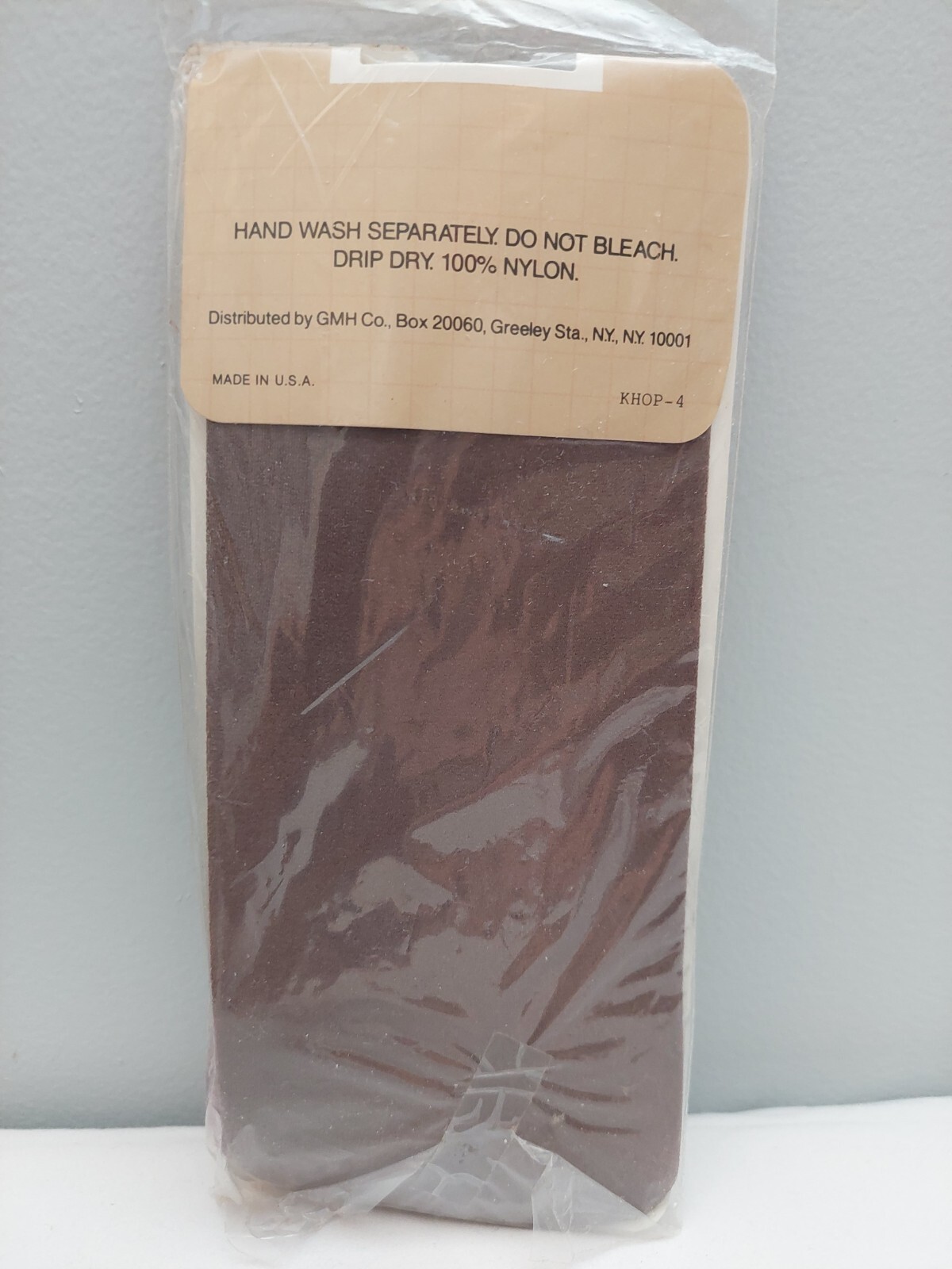 Vintage Pantyhose Sabra Opaque Knee Highs Color Grey BKNE01