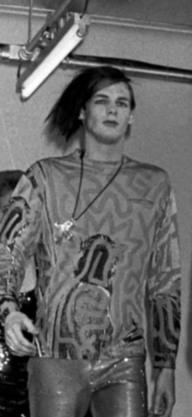*ICONIC * STEPHEN SPROUSE* KEITH HARING* COLLABORATION GRAFFITTI SHIRT * 1988 *