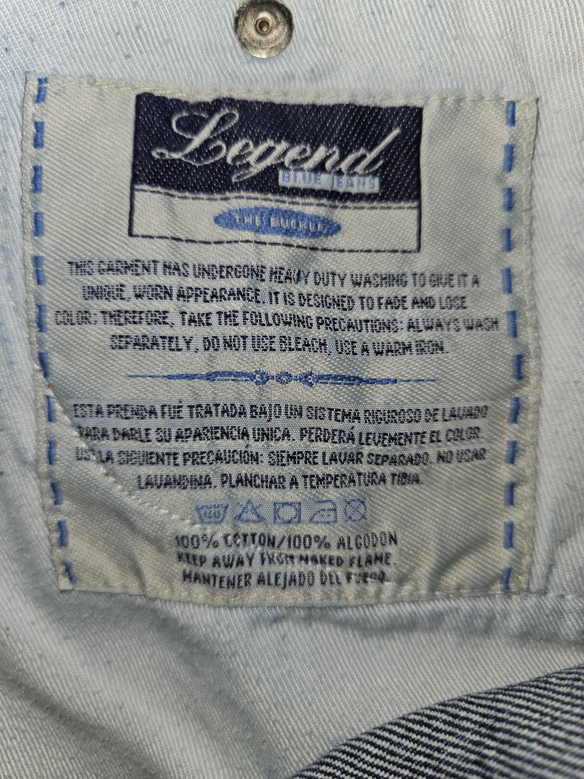 Vintage Legend BKE Jeans Women’s 32×31 Blue Supreme Fit Straight Button Fly