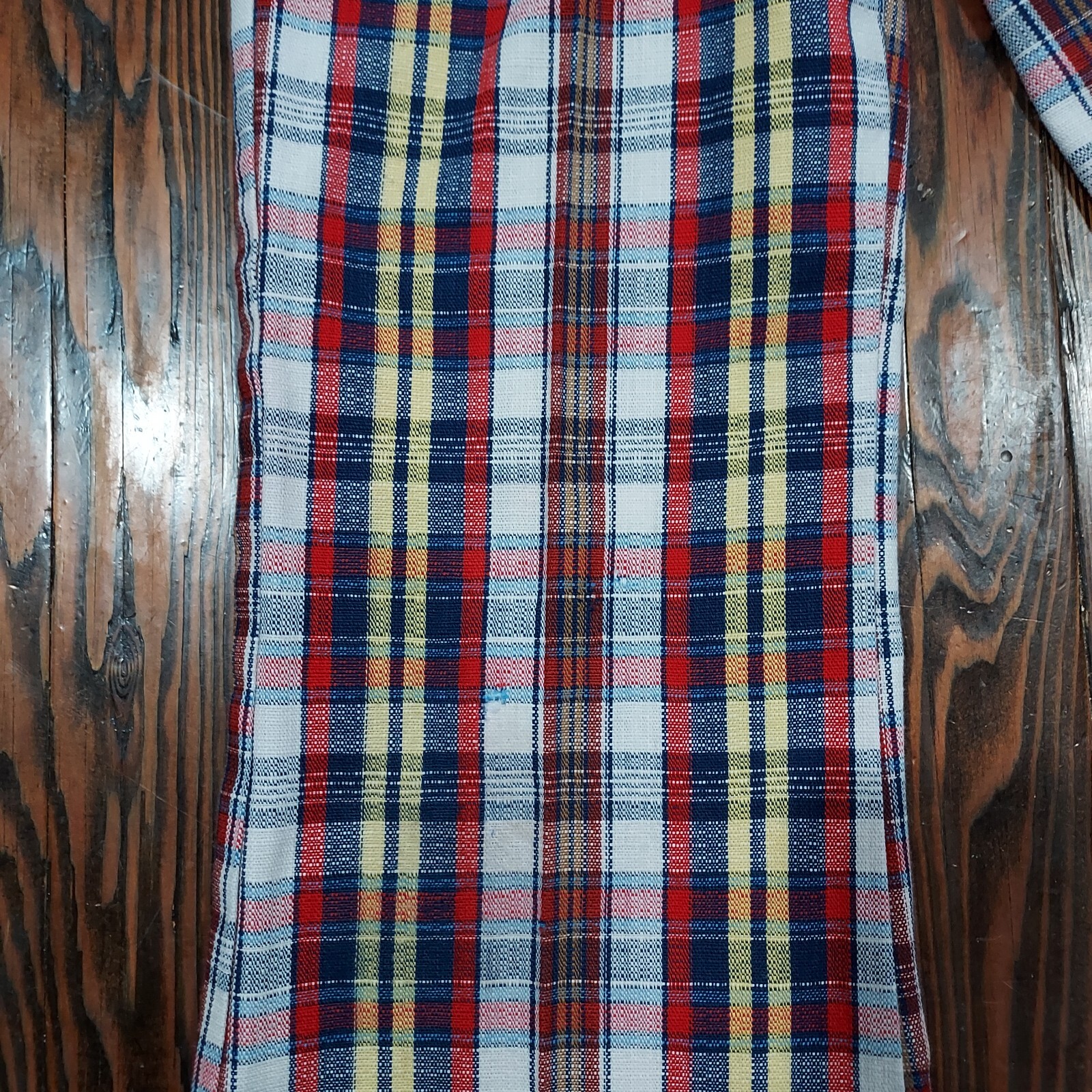 VTG 70’s Levi’s Boys Sta-Prest Plaid Flare Slacks Reg 12 Made in USA