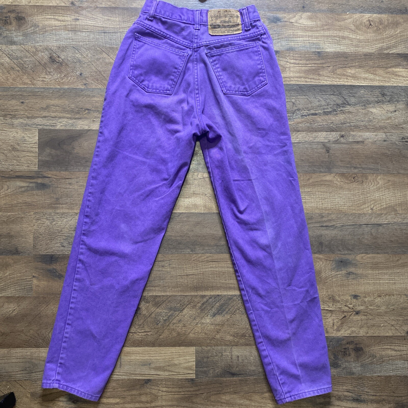 No! Jeans Absolutely Blues Vtg Purple Denim Jeans size 3 MOM high waist