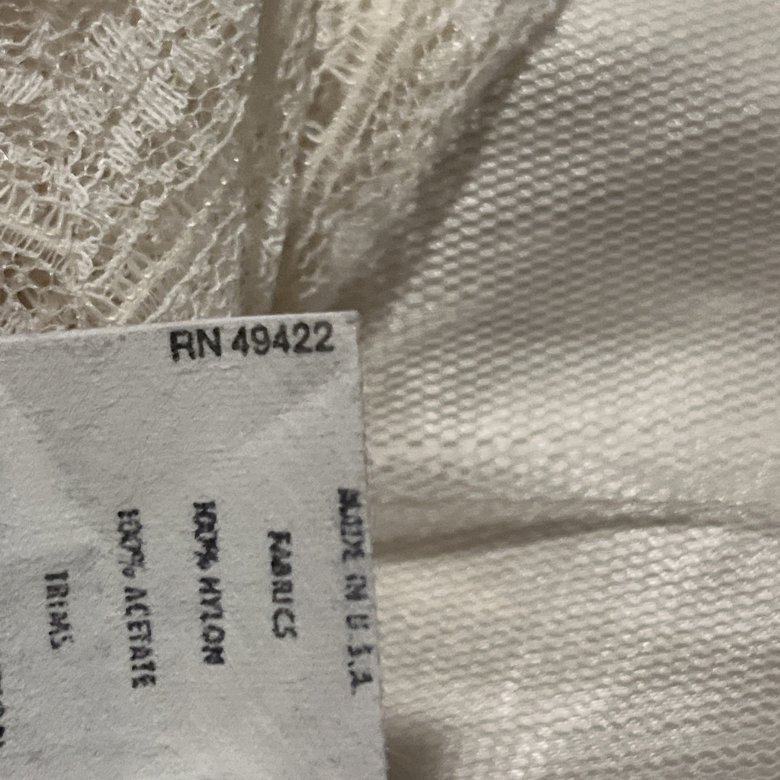 Gunne Sax 70’s Victorian Prairie Bridal Dress Crème Lace Romance Lined Rare Find