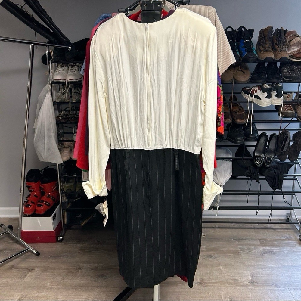 VINTAGE MODEST DRESS BUNDLE 10–14 FLORAL STRIPED BUTTON DOWN ELEGANT 90s STYLE