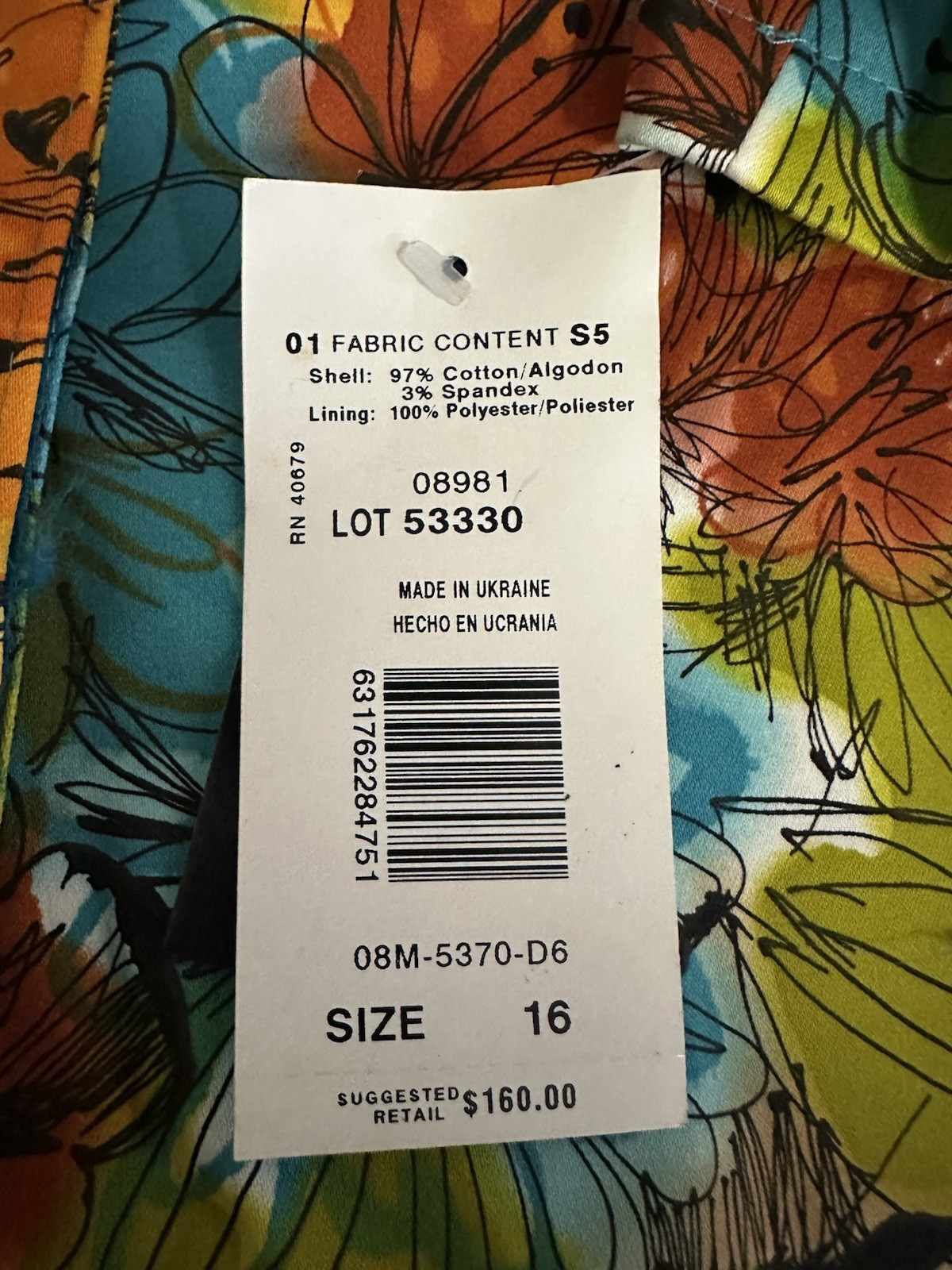 Harve’ Benard Coat Benard Holtzman Multi Color Trench Coat Talla 16 Vintage NWT