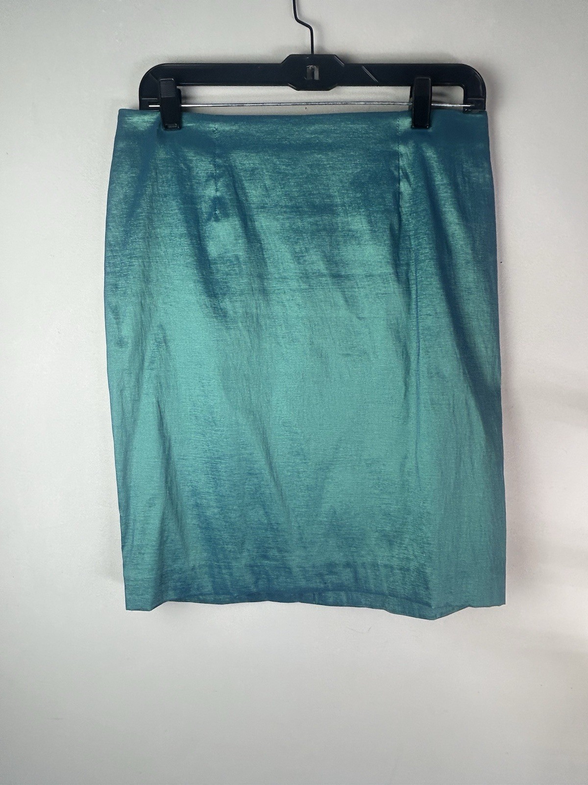 VTG CAMERON BLAKE BY MON CHERI Taffeta Skirt Set Elegant Irisdescent Green Y2K