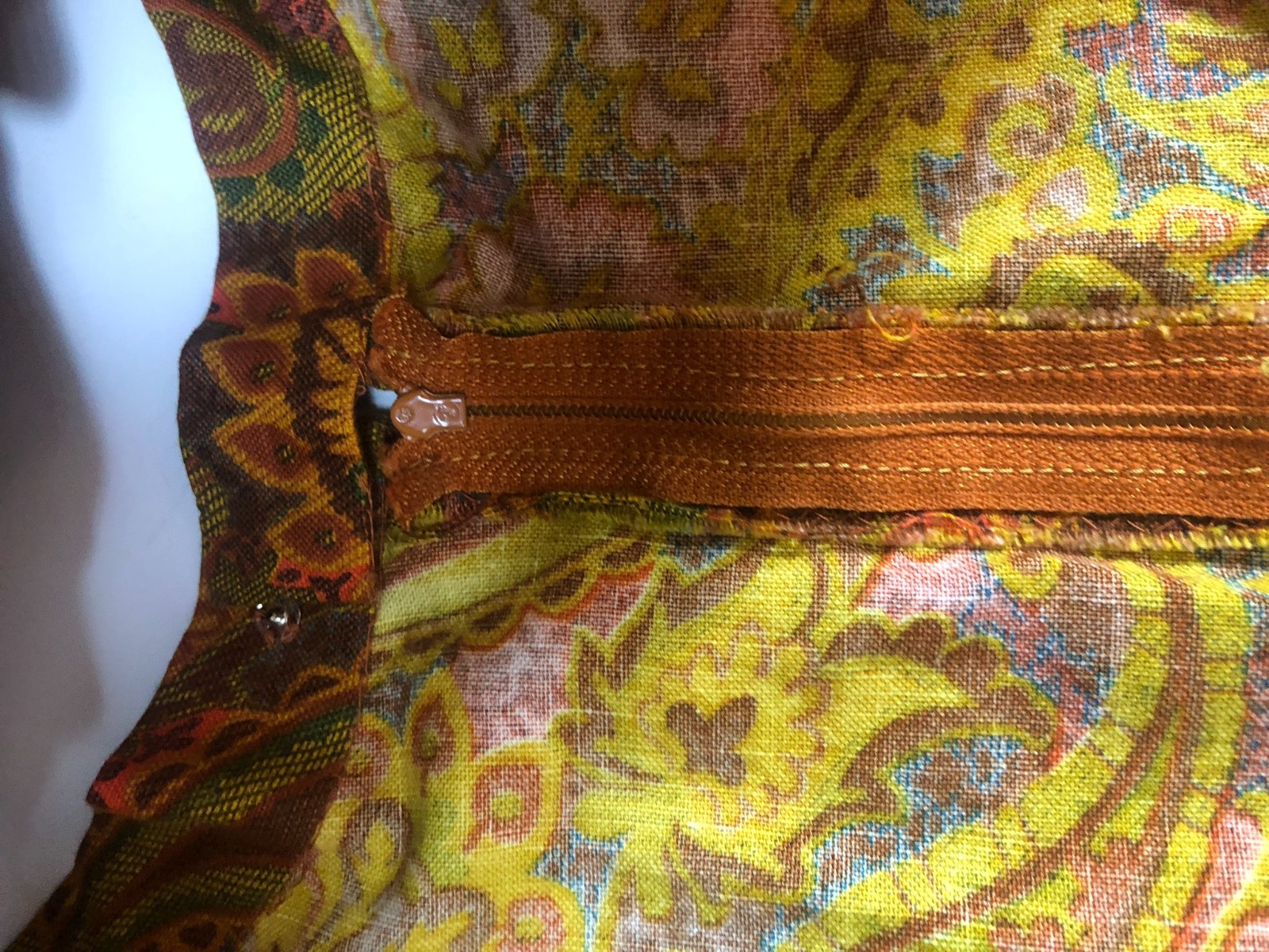 Vintage Hand Made Skirt – one of a kind size Small – Paisley