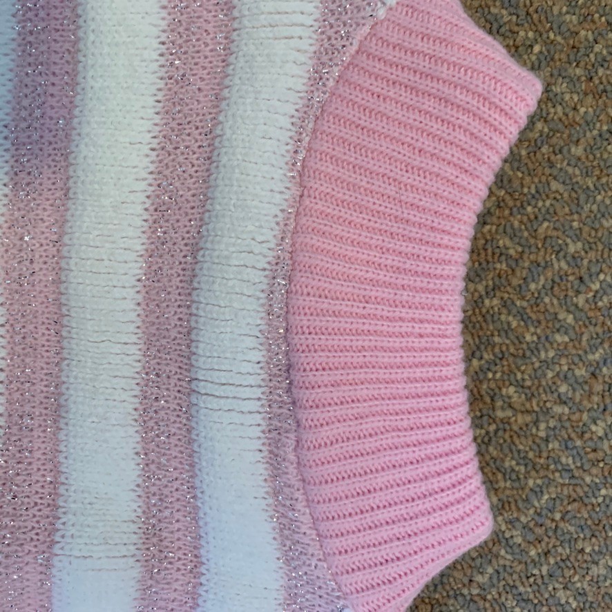Vintage 80’S Adele Knitwear Sweater Women’s M/L Pink USA