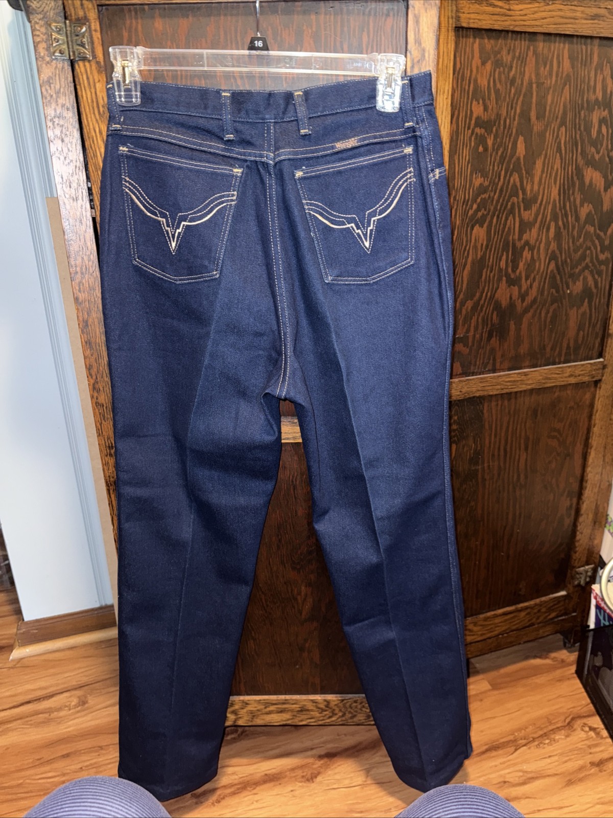 Vtg Wrangler Misses 16 Reg Fit MR328KA Dark Wash, USA