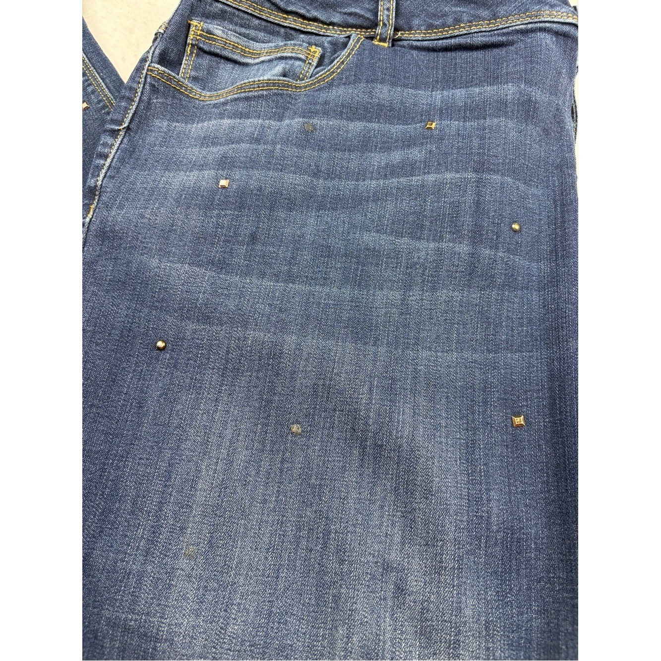 Cato Est. 1946 Embellished Rhinestone Skinny Jeans Plus Size 20W