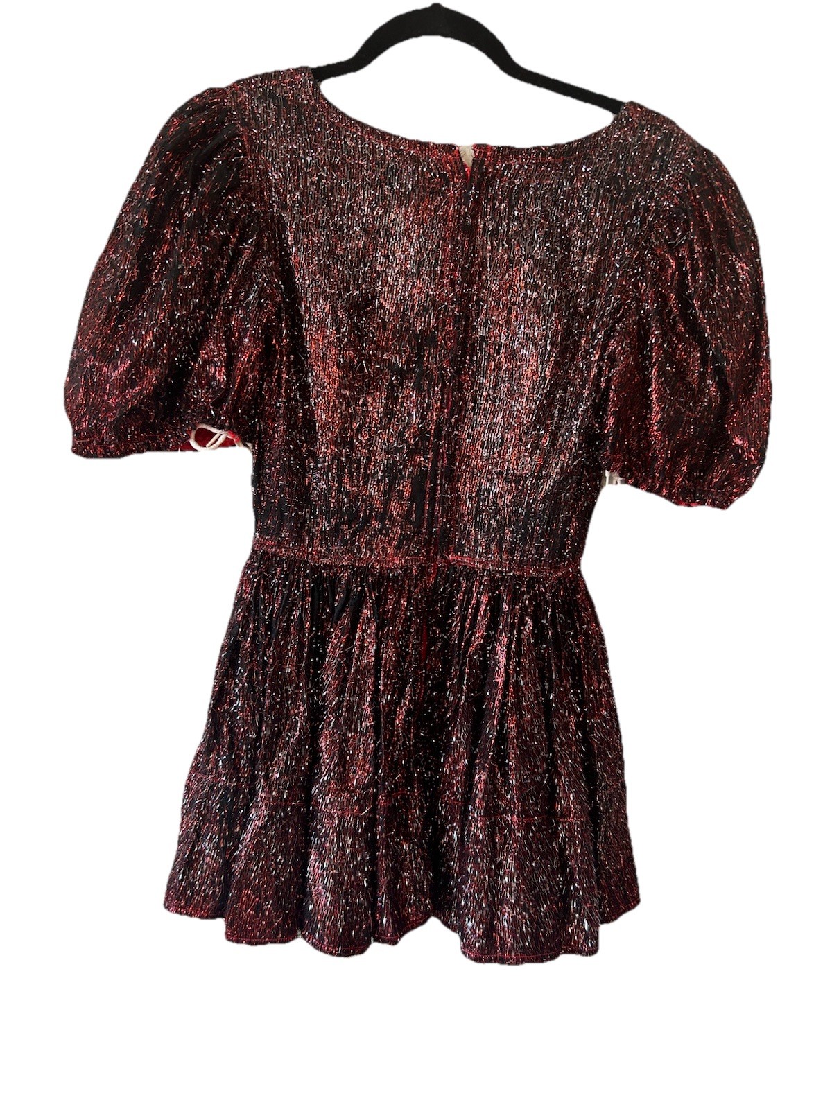 Vintage Williams Costume Metallic Mini Dress Cape Set XS/S Showgirl Burlesque