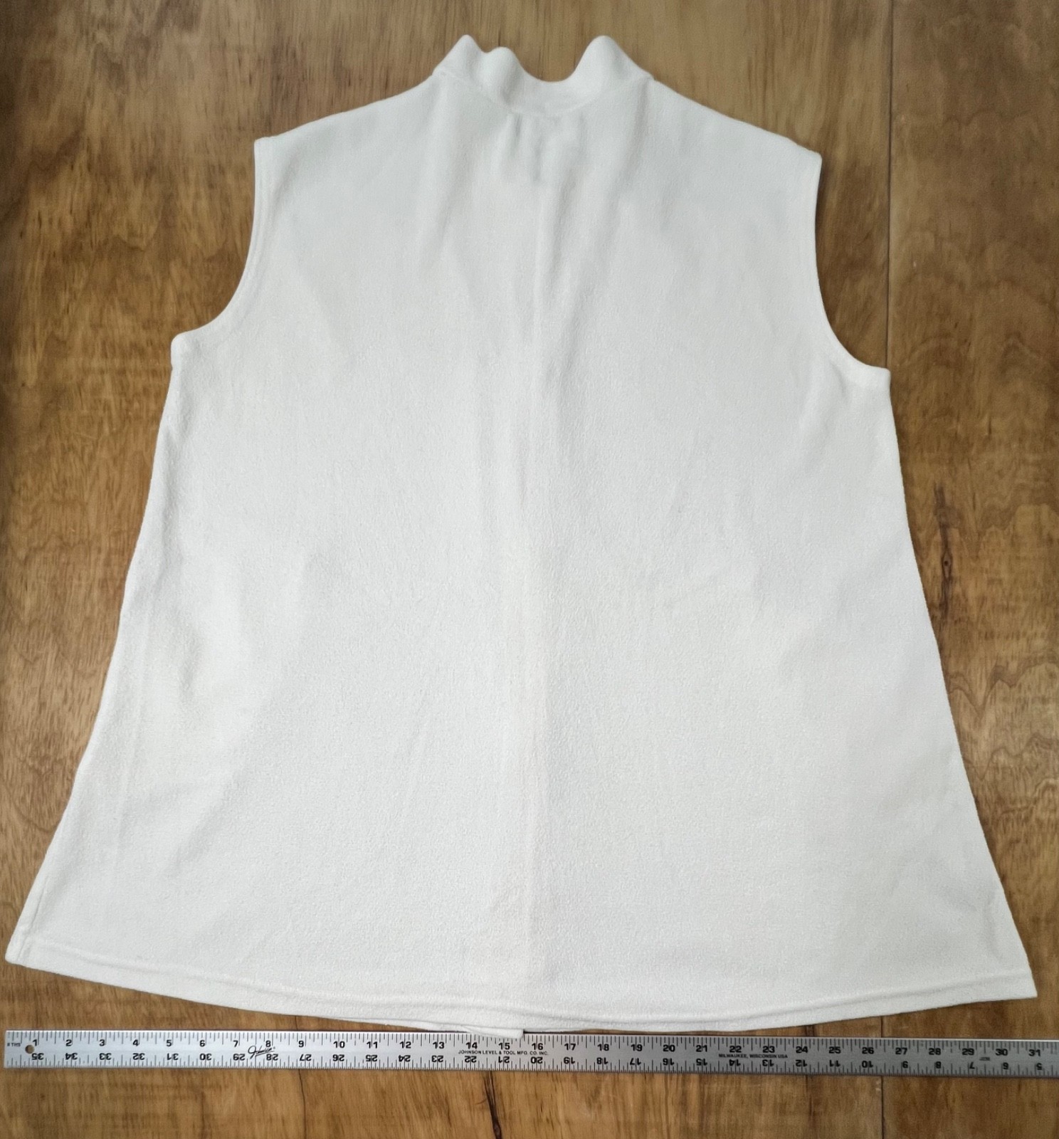 Vtg 80s Red White Blue Terry Cloth Beach Pool Swimsuit Cover Up Tunic Pockets