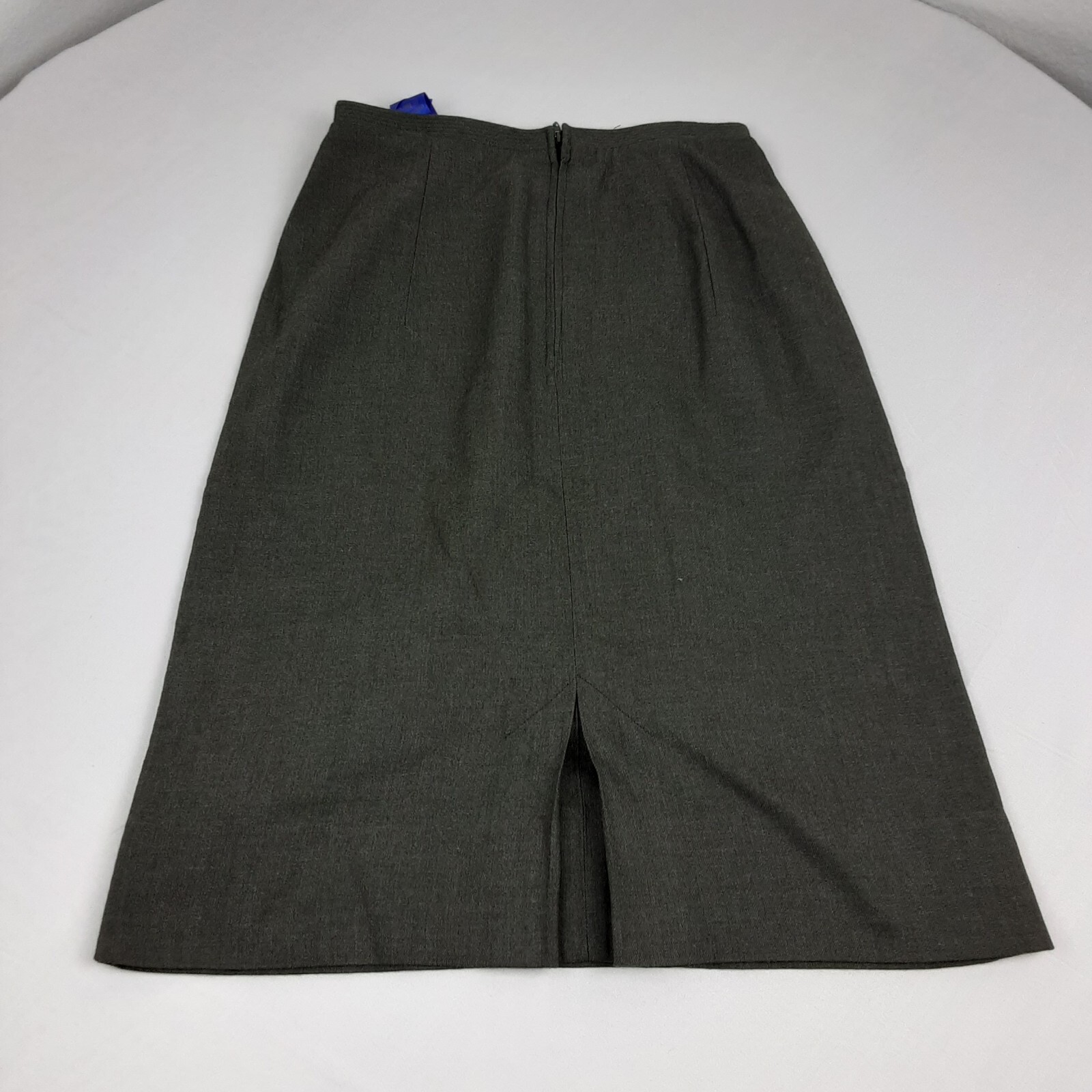 Koret Of California Skirt Adult 13 14 Green Zip Straight Vintage Dress Work