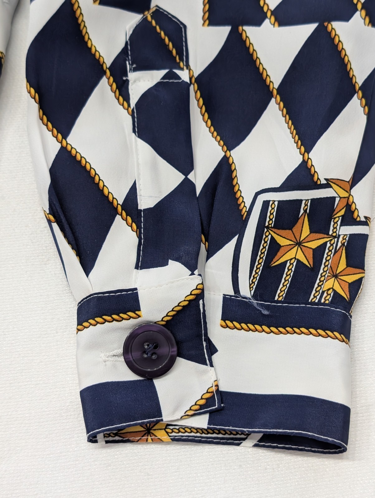 Vintage 90s Jacket Women’s Sz 10 Beaded Geometric Art Deco Lined Elastic Waist