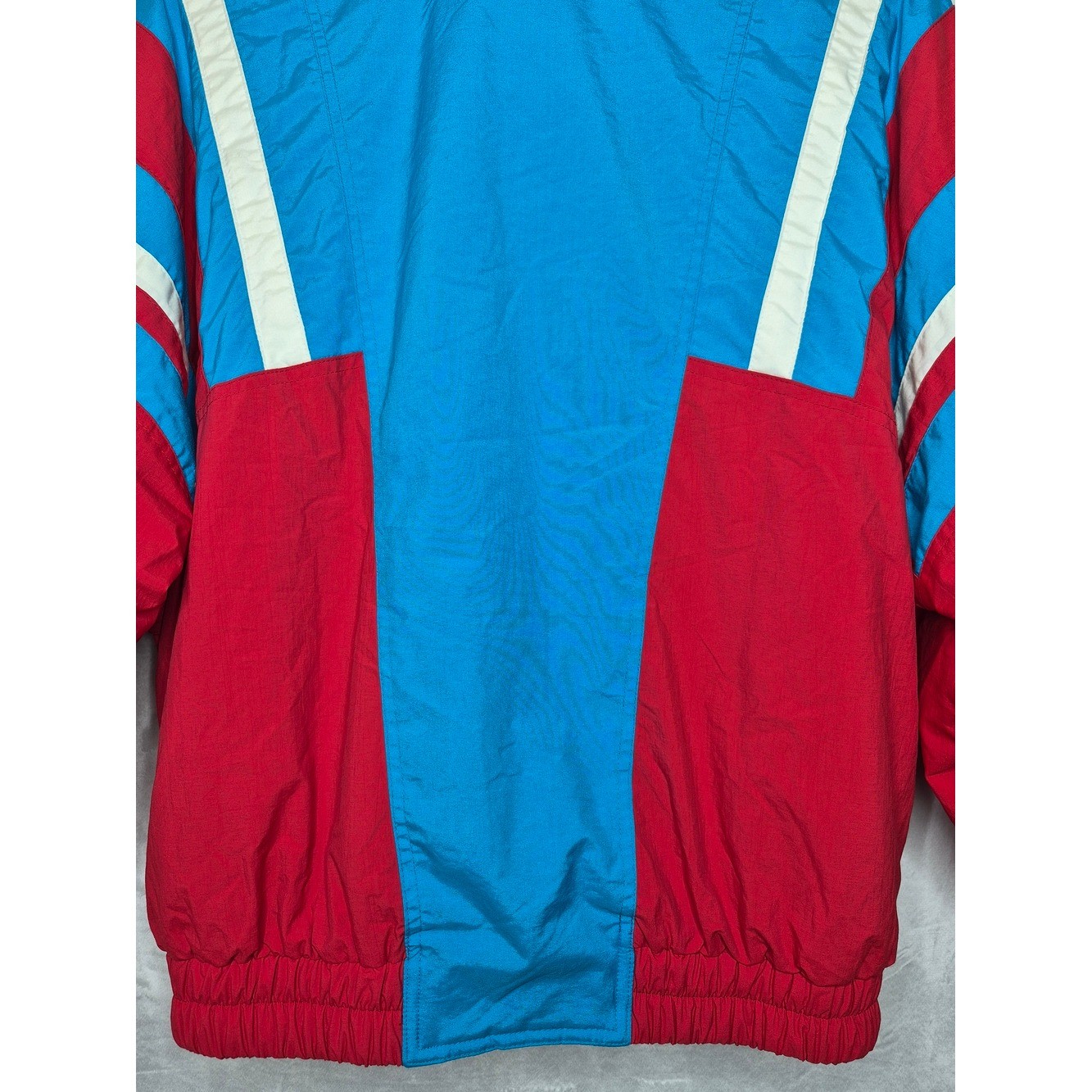Vintage 80s Tyrolia by HEAD Colorblock Ski Jacket Blue Red Womens Small