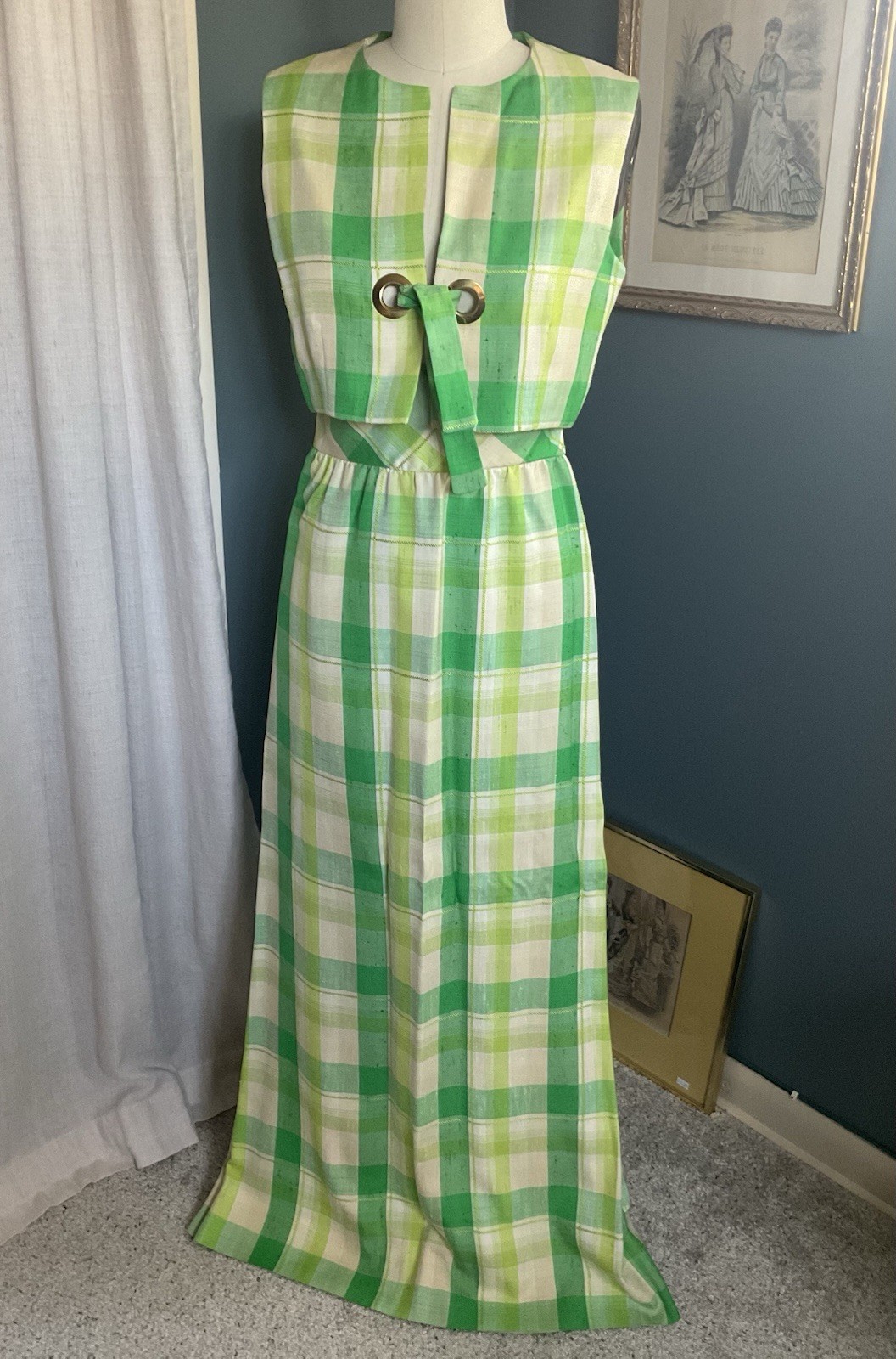 VINTAGE 60s PIERRE CARDIN 2 Piece Woman’s Skirt Set Size 6 Emaculat Made France