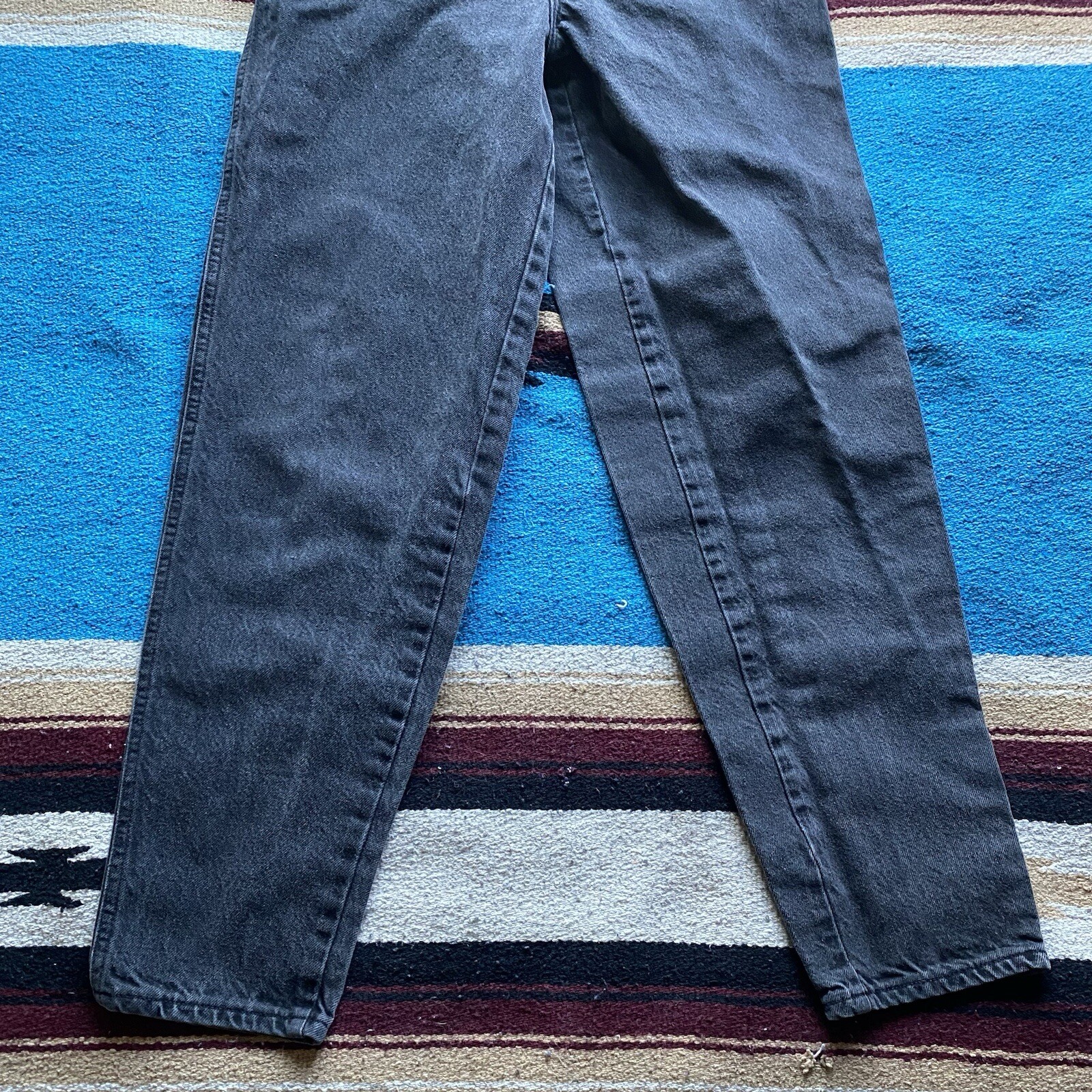 Vintage Gitano Charcoal Denim Jeans. Size 12 Tall. Tapered Leg. 27/31. 80’s