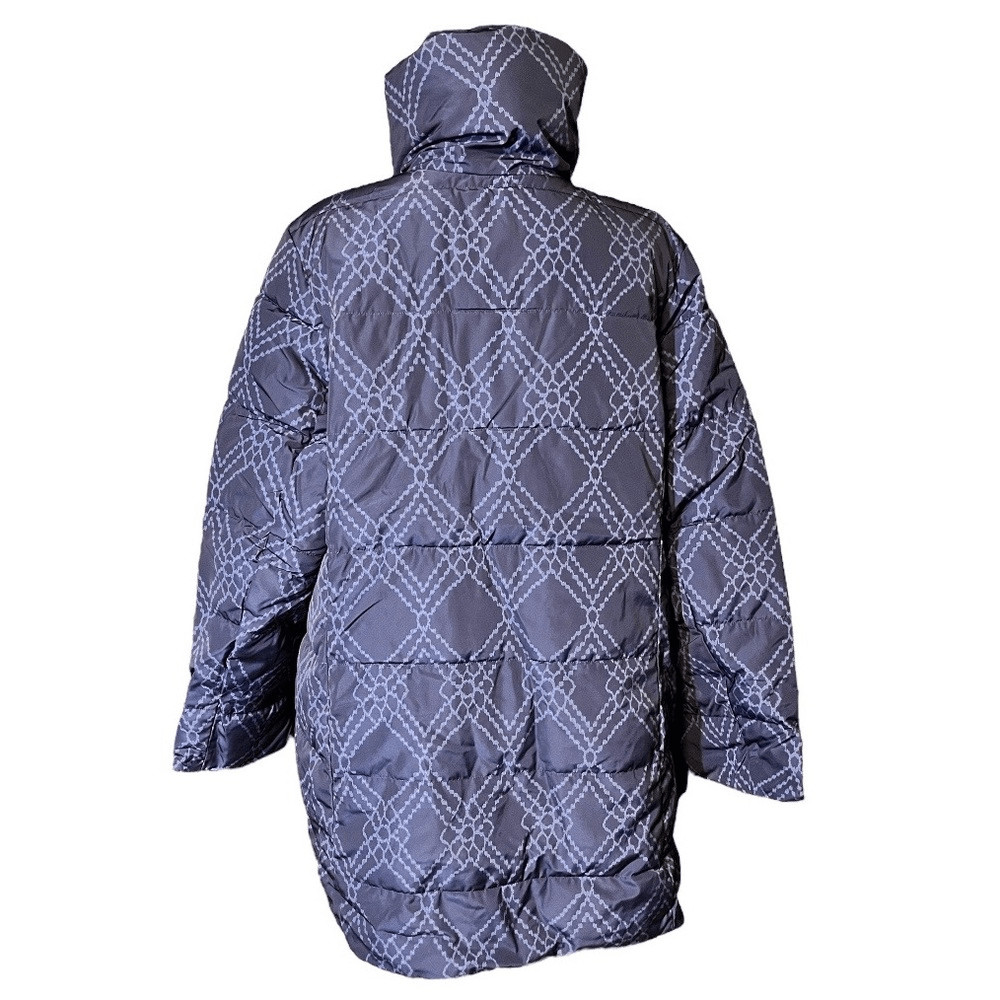 Dennis Basso Reversible Print to Solid Water Resistant Jacket