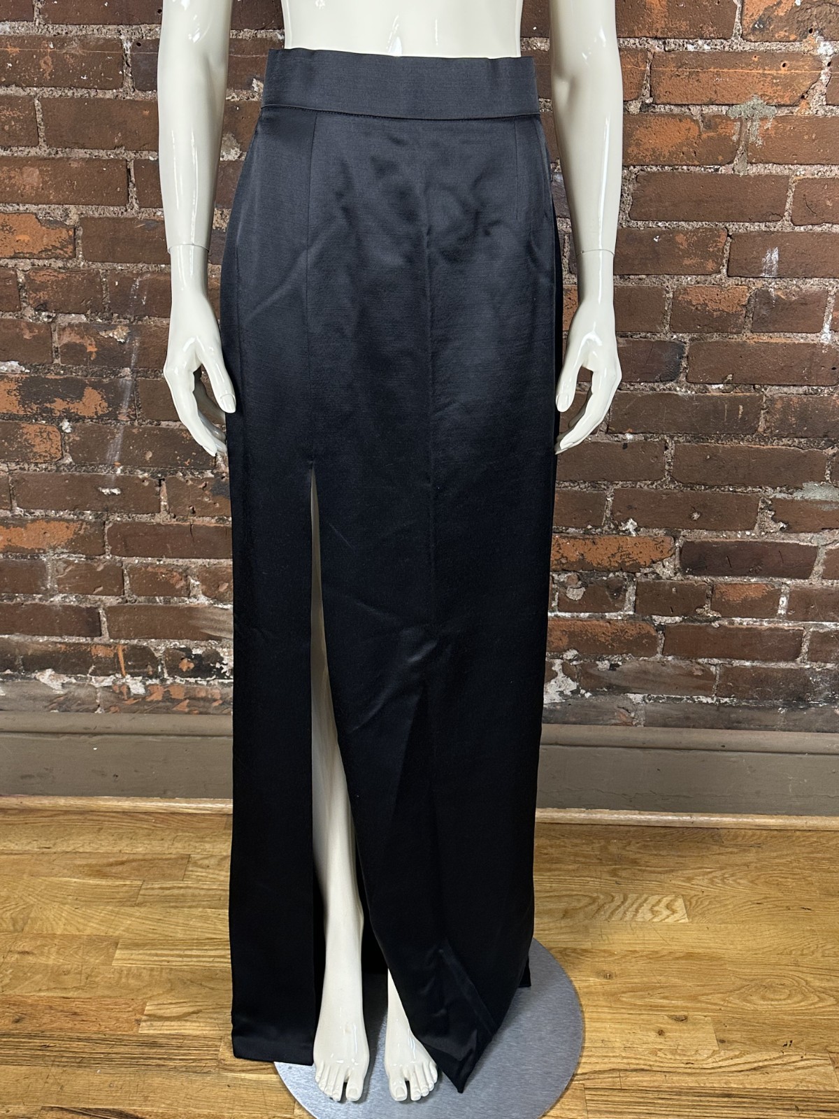 NWT VTG 1990s MICHAEL CASEY VICKY TIEL Black Lace Corset Maxi Skirt Two Piece