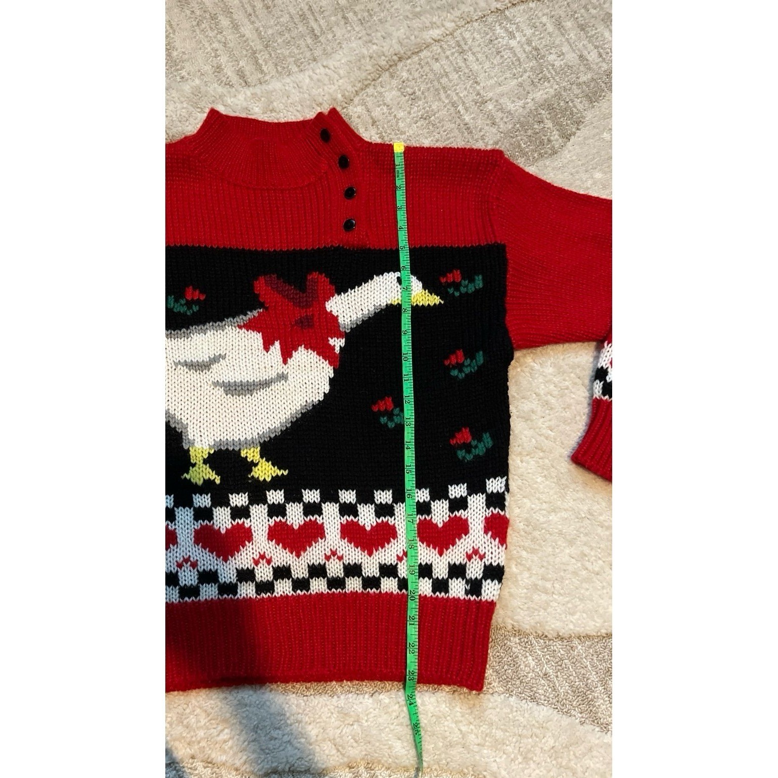Hasting & Smith Vintage goose Cable knit sweater