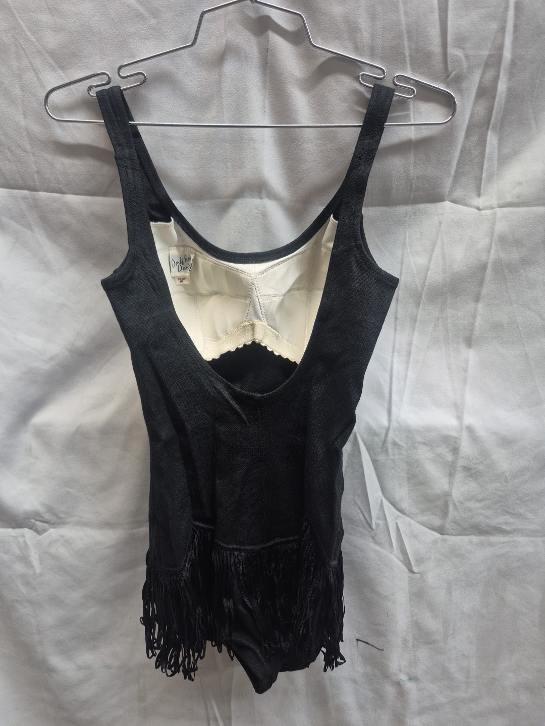 Vintage 50’S Fringe DEWEESE DESIGN SWIMSUIT 10/32 Rockabilly