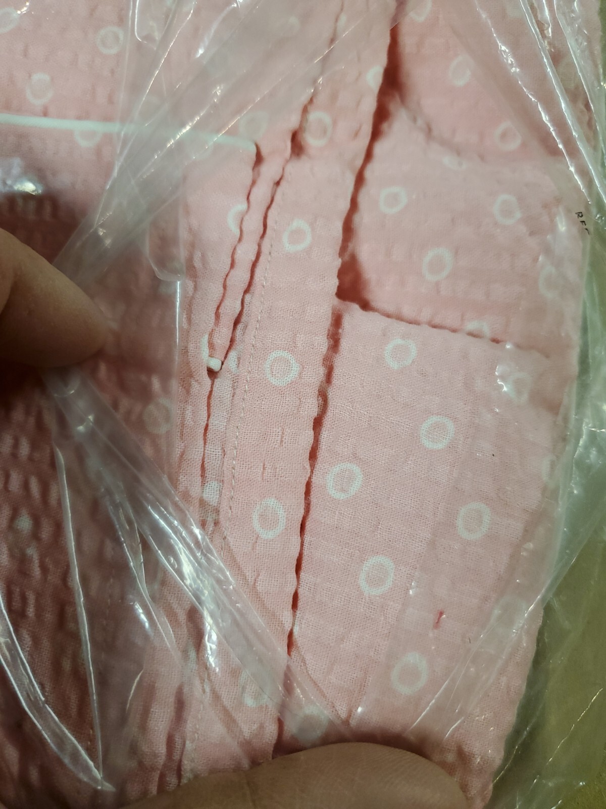 Carol Brent Classic Vintage Pink and White Pajama Set Cotton 1960s 36
