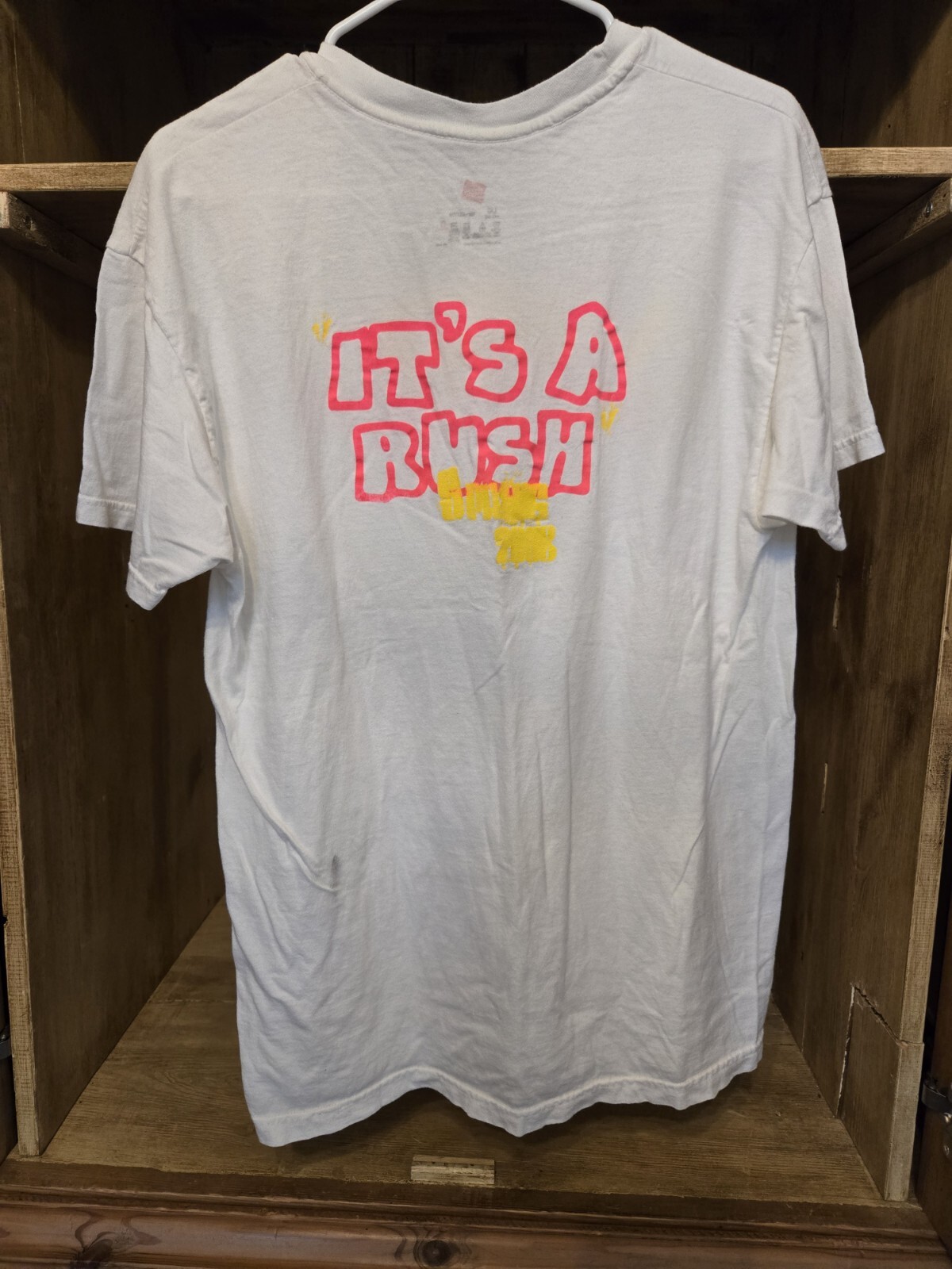 Vintage Delta Psi Omega Music Honor Society Rush 2008 Splash Splatter Tshirt