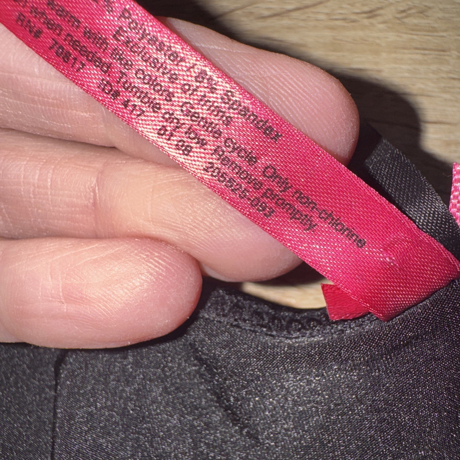 VTG Victoria’s Secret S Sexy Little Thing Black Pink Satin Flutter Panties Large